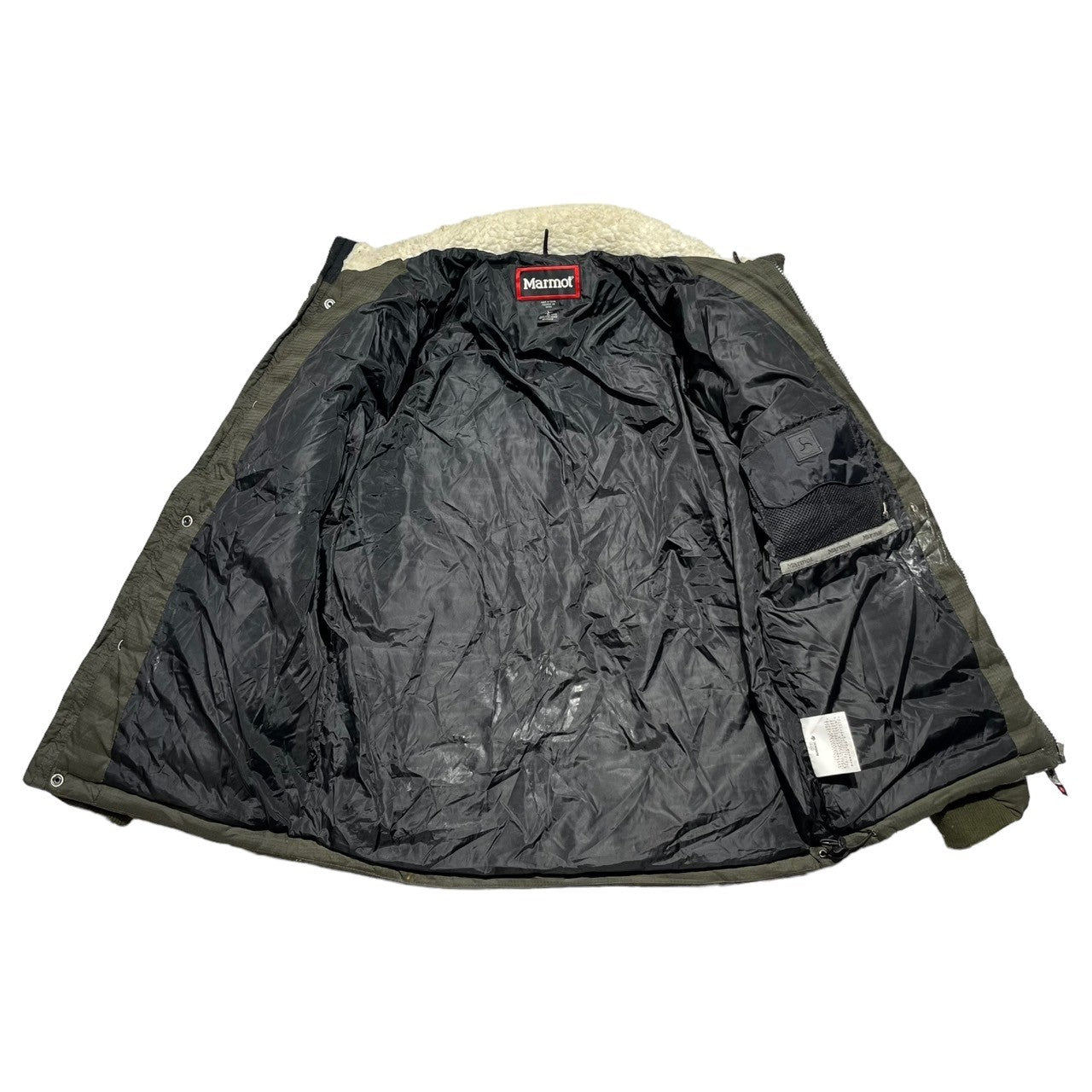 MARMOT(マーモット) RAMBRAS BOA PARKA ダウンジャケット MJJ-8570 L カーキ