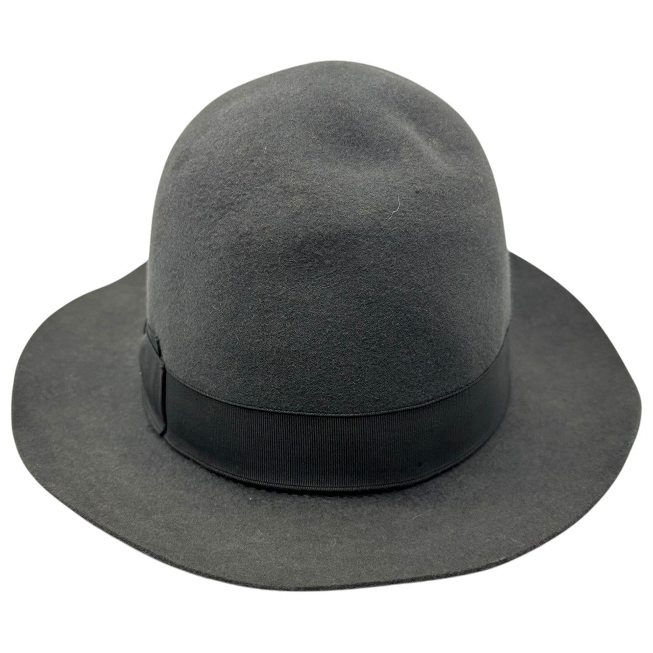 Borsalino(ボルサリーノ) Wool Medium Fold Over Hat 中折れ ハット グレー ウール 帽子