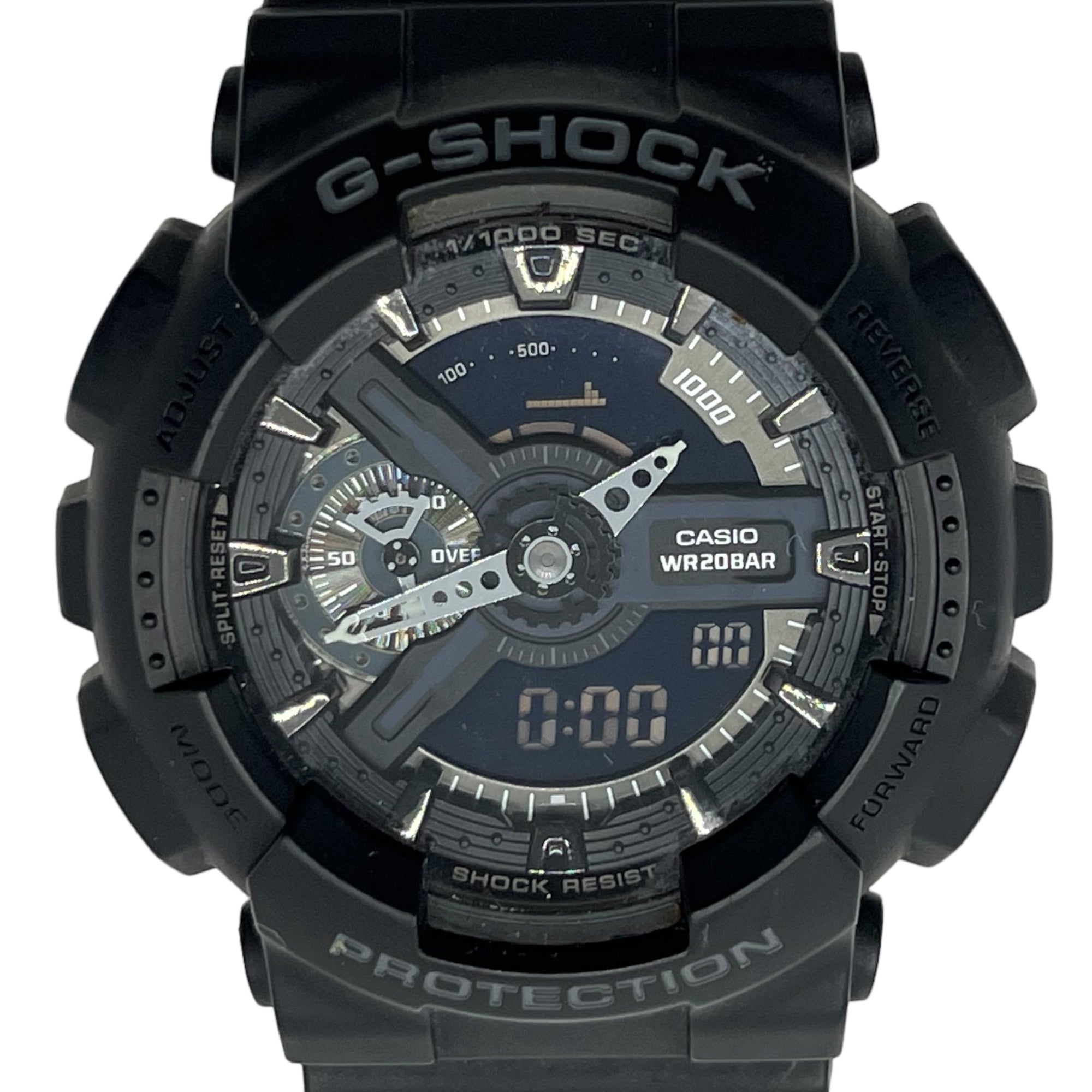 CASIO(カシオ) G-shock  ANALOG-DIGITAL 110 SERIES デジタル ウォッチ GA-110-1BJF ブラック 腕時計 ジーショック