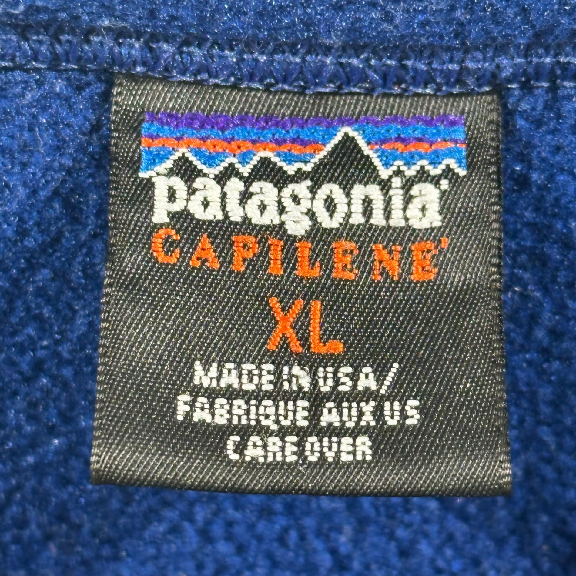 Patagonia(パタゴニア) OLD CAPILENE Henry Neck Fleece Shirt Jacket オールド キャプリーン ヘンリーネック フリース シャツ ジャケット XL ブルー