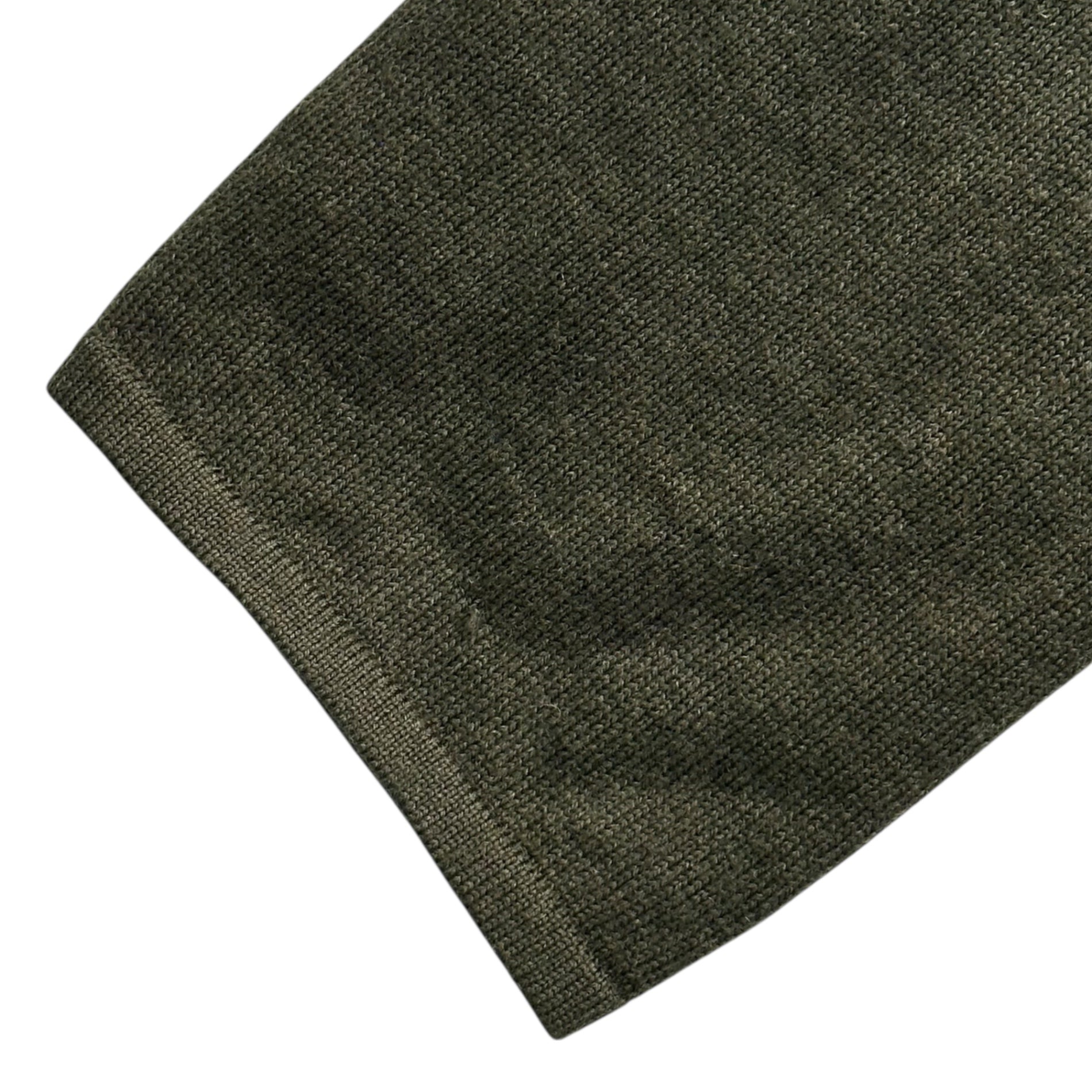 MM6 Maison Margiela(エムエムシックス) 15AW Back Slit V-Neck Low Gauge Knit バック スリット Vネック ローゲージ ニット S32CT0678 S15373 XL カーキ 男性着用可能サイズ