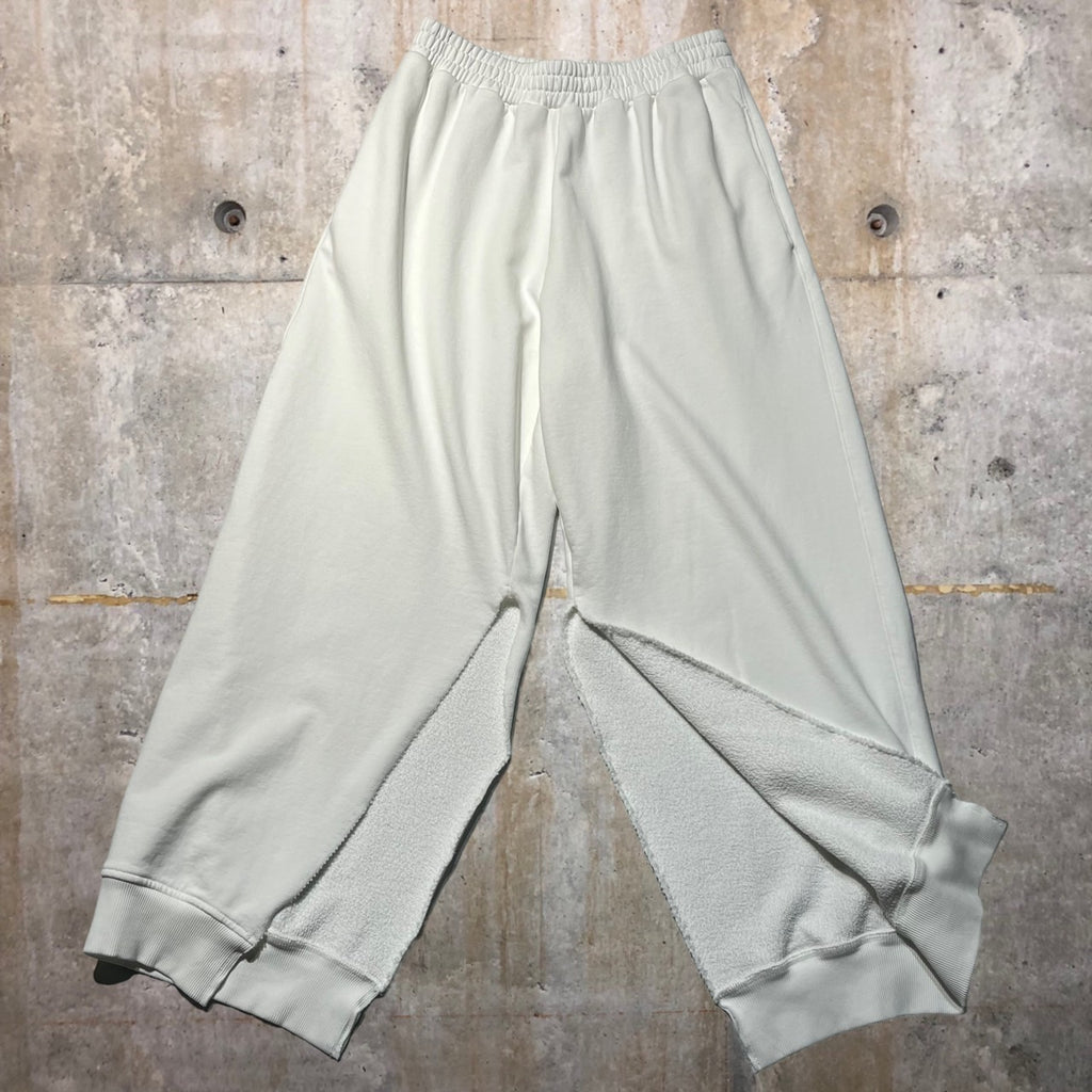 MM6(エムエムシックス) 21SS Slit Wide-Leg Sweatpants/サイドスリット 
