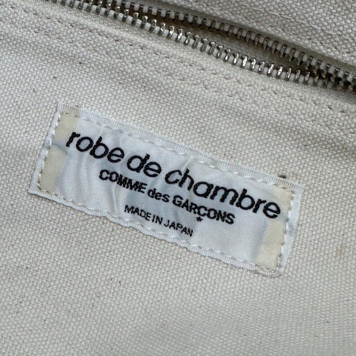 robe de chambre COMME des GARCONS(ローブドシャンブルコムデギャルソン) Tiger Graphic Canvas Tote Bag 虎 グラフィック キャンパス トートバッグ アイボリー×マルチカラー