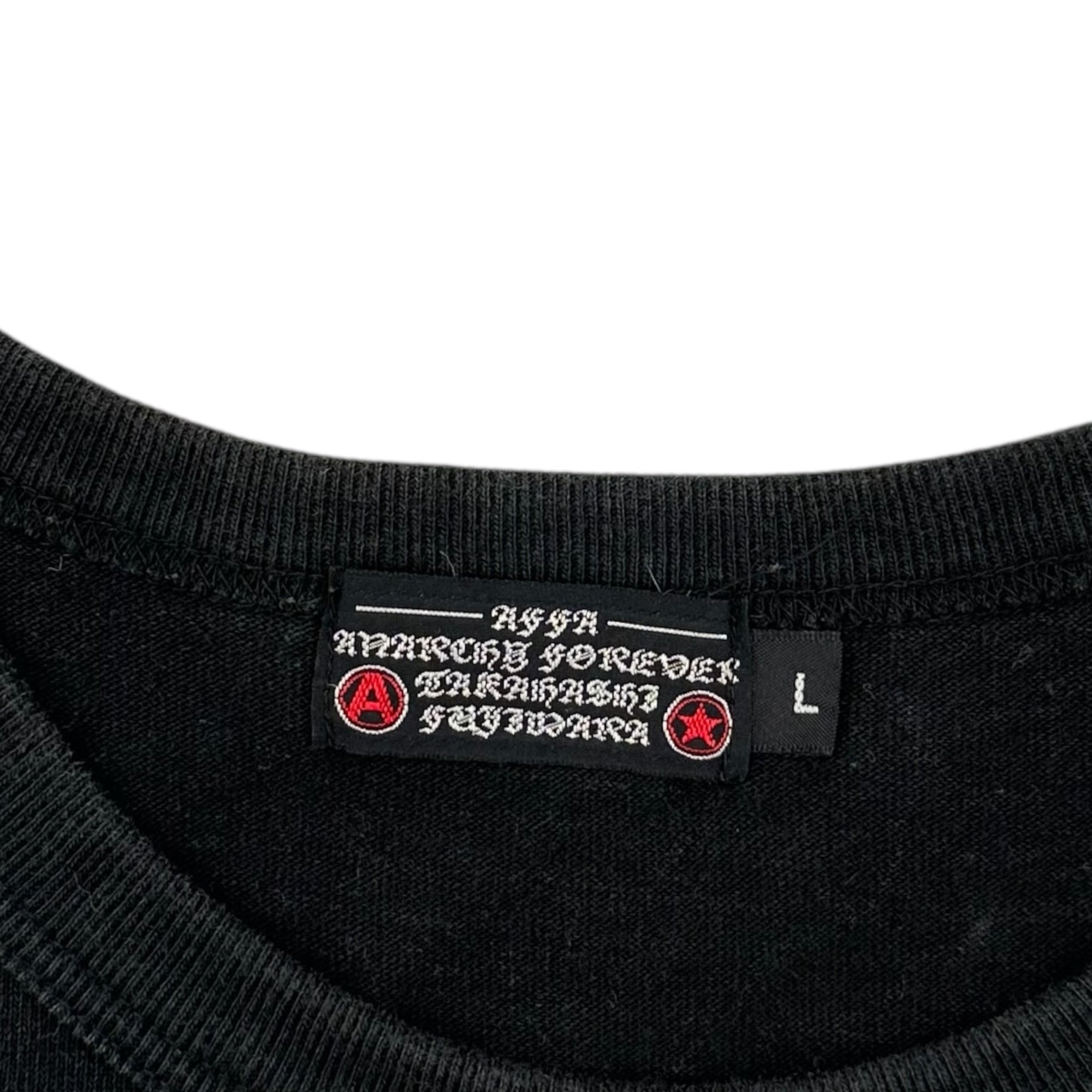 AFFA(エーエフエフエー) 13SS Front Print T-Shirt フロント プリント Tシャツ L ブラック