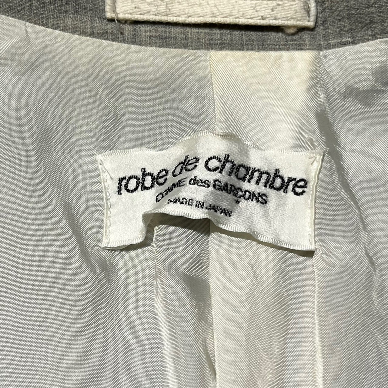 robe de chambre COMME des GARCONS(ローブドシャンブルコムデギャルソン) 90'sウールナイロン4Bジャケット RJ-100260 表記なし グレー AD1998