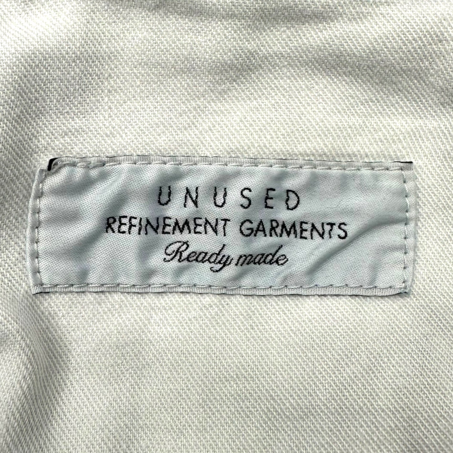 UNUSED(アンユーズド) Cut Off 13oz Wide Denim カット オフ ワイド デニム パンツ UW0477 表記無(XL程度) ライトインディゴ バギー