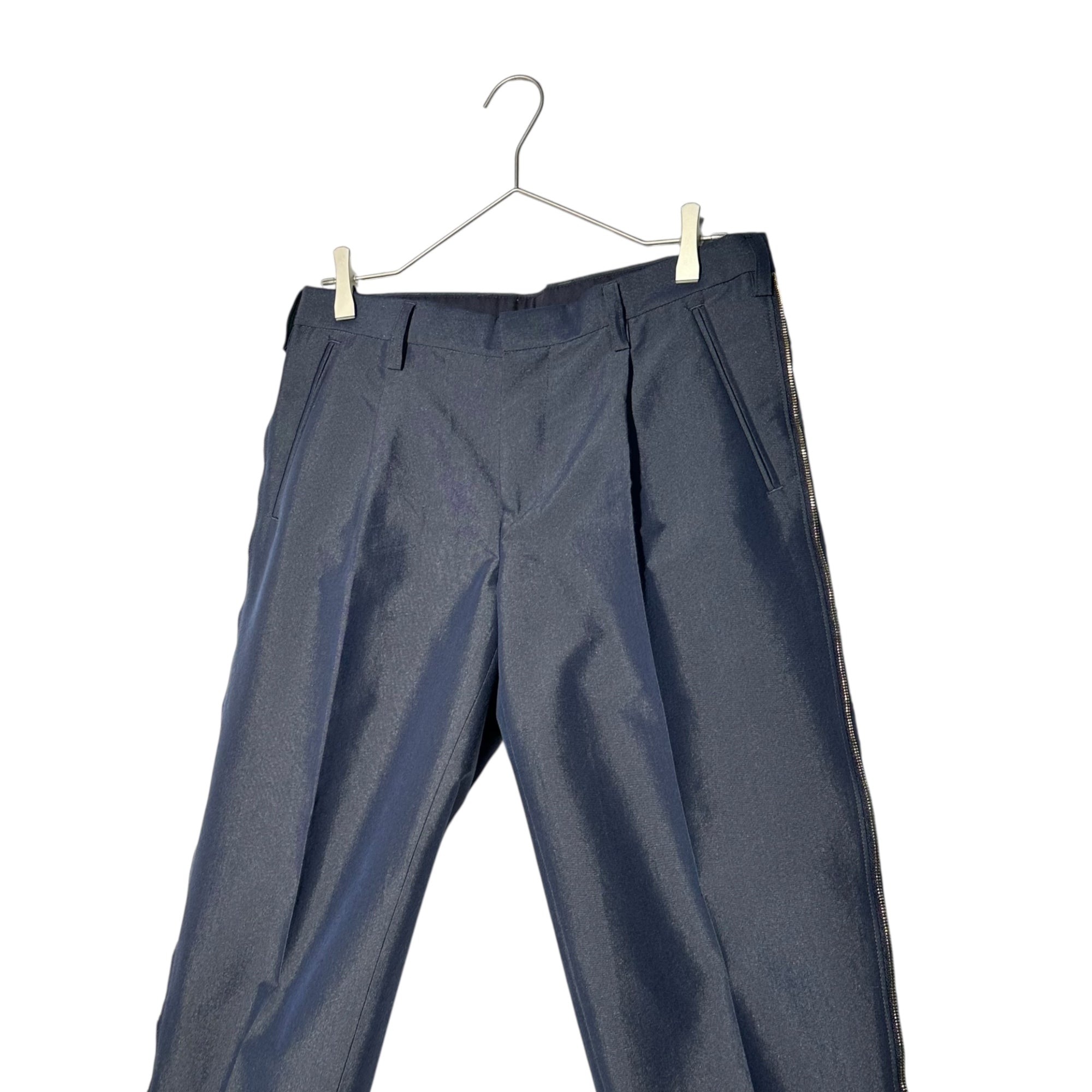 kolor(カラー) 22SS Side-Zip Tapered Slacks サイドジップ テーパード スラックス 22SCM-P20108S 1 ネイビー パンツ