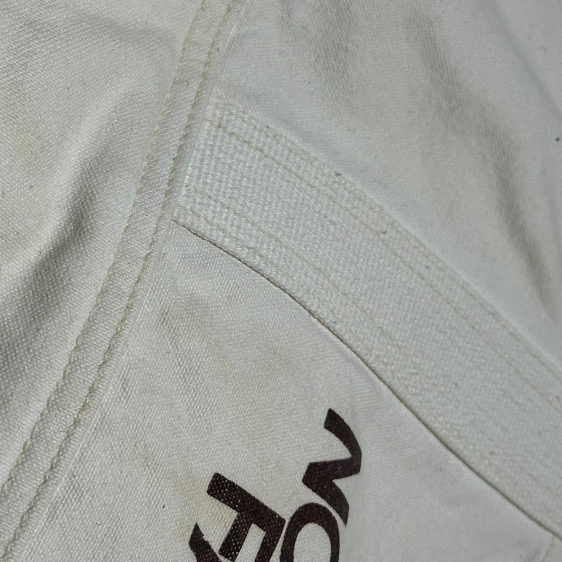 THE NORTH FACE(ノースフェイス) 80's Vintage Logo Print Canvas Tote Bag ヴィンテージ ロゴ プリント キャンパス トート バッグ ホワイト 茶タグ 80年代