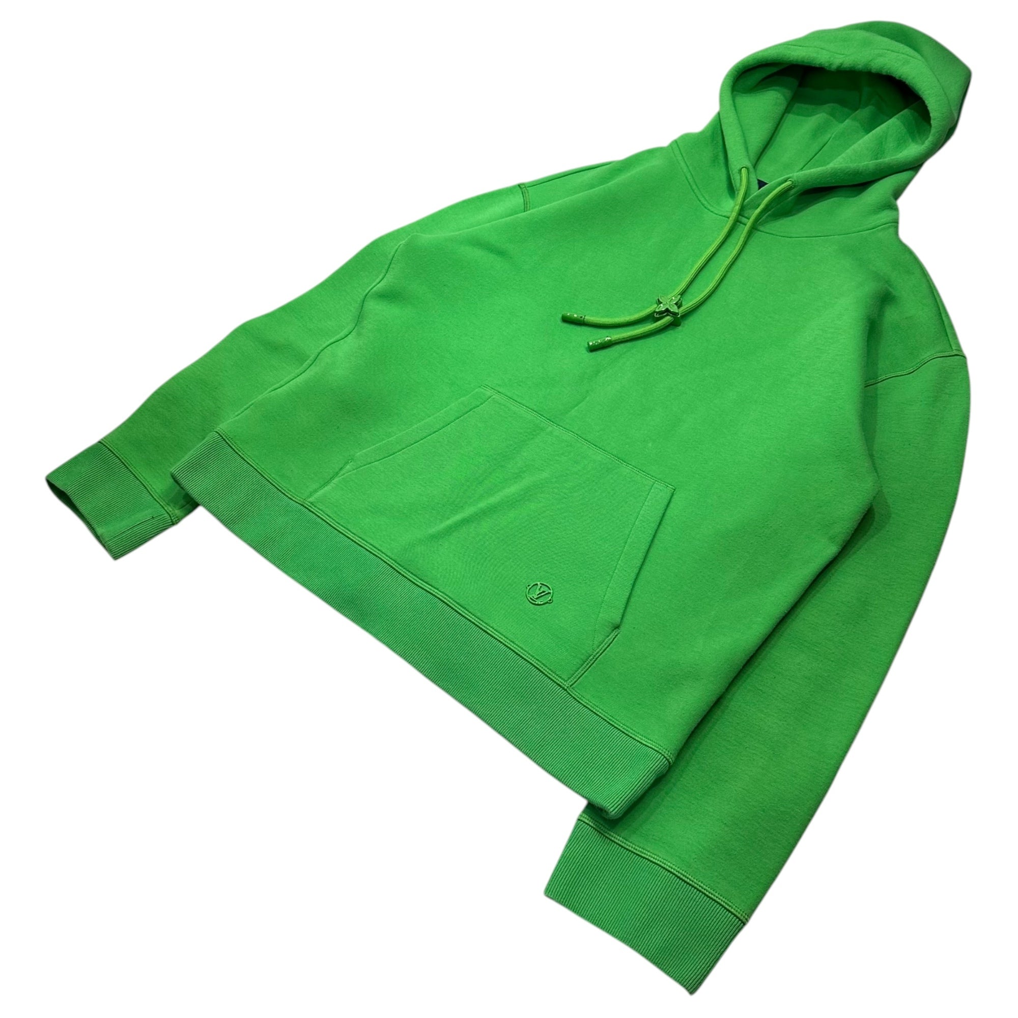 LOUIS VUITTON(ルイヴィトン) 2023AW Monogram Flower Stopper Hoodie モノグラムフラワー ストッパー プルオーバー パーカー HPY76W XL ライトグリーン