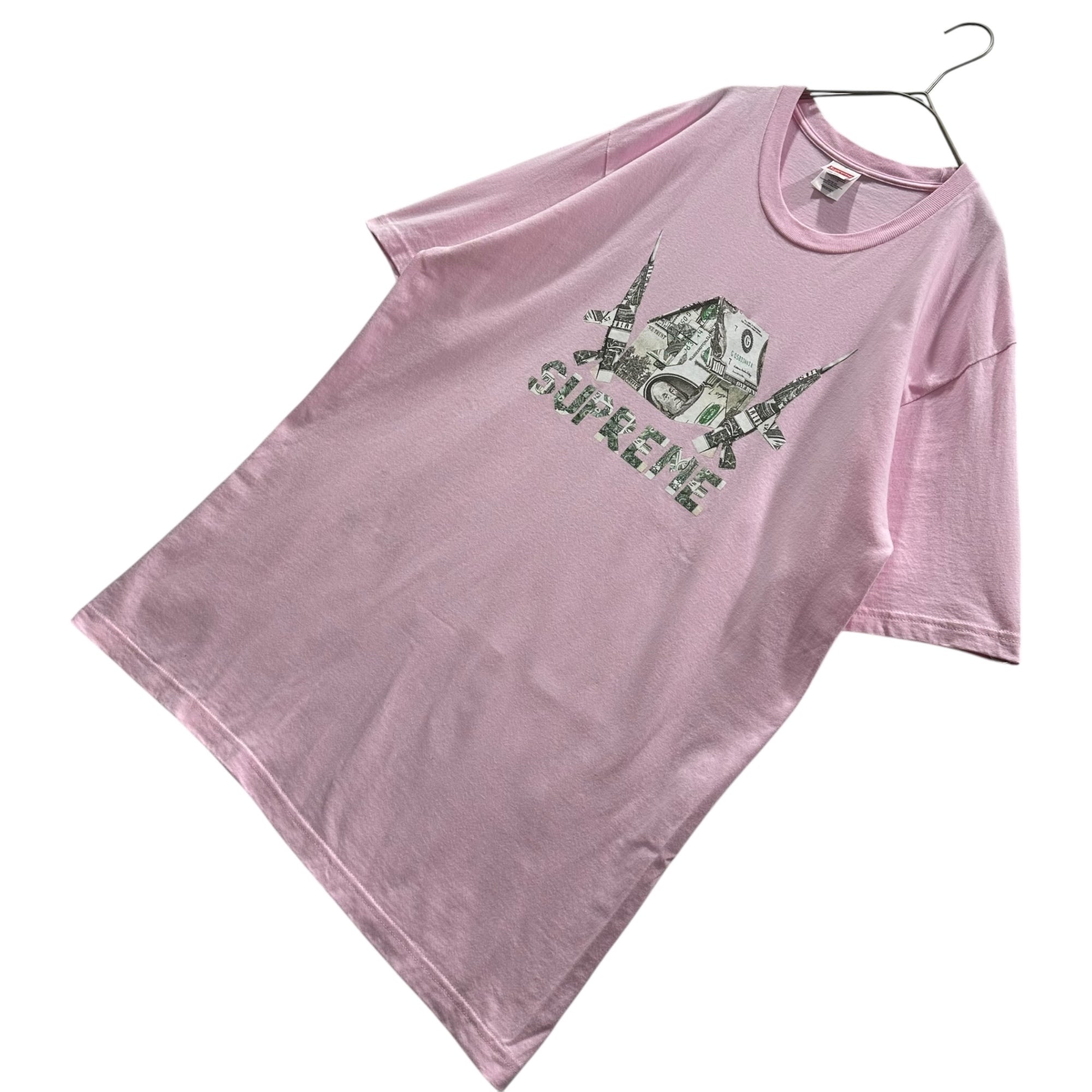 SUPREME(シュプリーム) 2026SS Origami Tee 折り紙 Tシャツ L ピンク