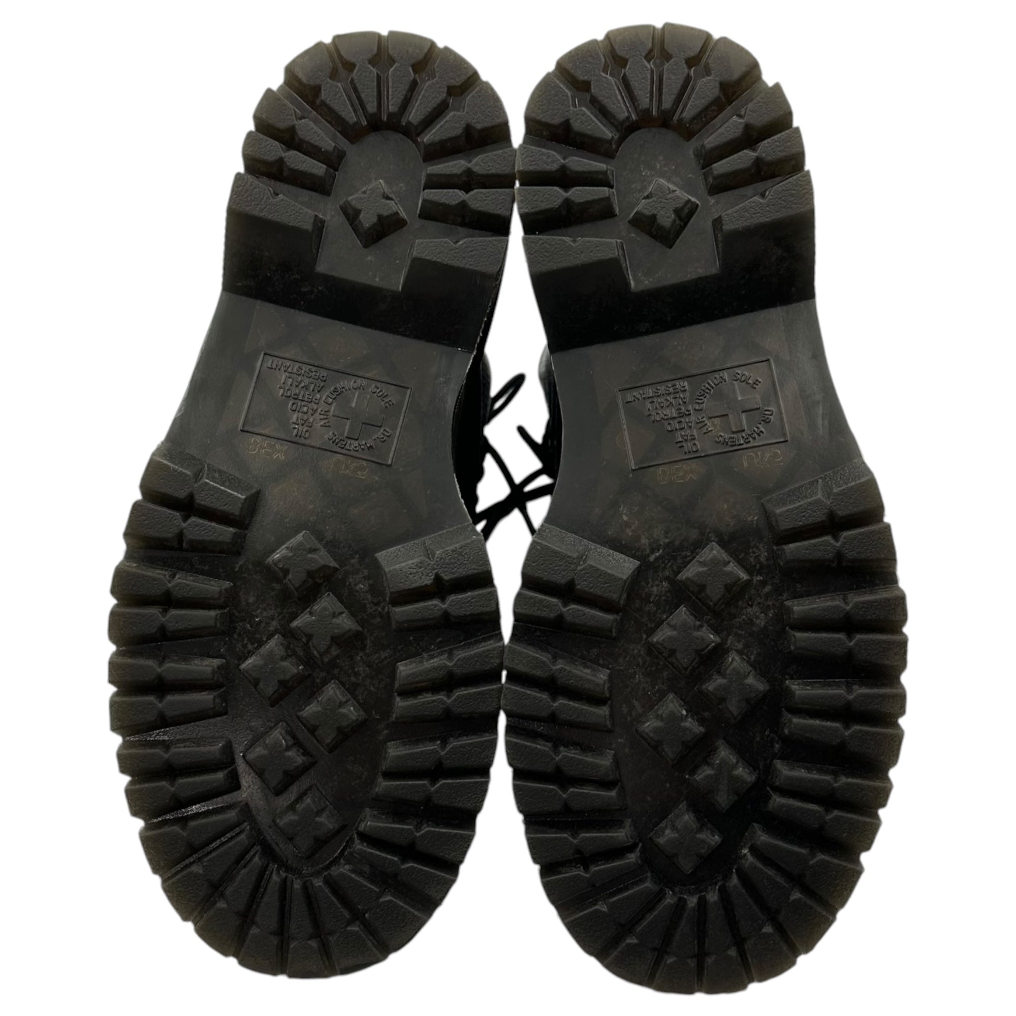 DR.MARTENS(ドクターマーチン) Center-Zip 10-Eyelet Lace-Up Boots センタージップ 10ホール レースアップ ブーツ AW006 KV07Y UK5(24.0cm程度) ブラック