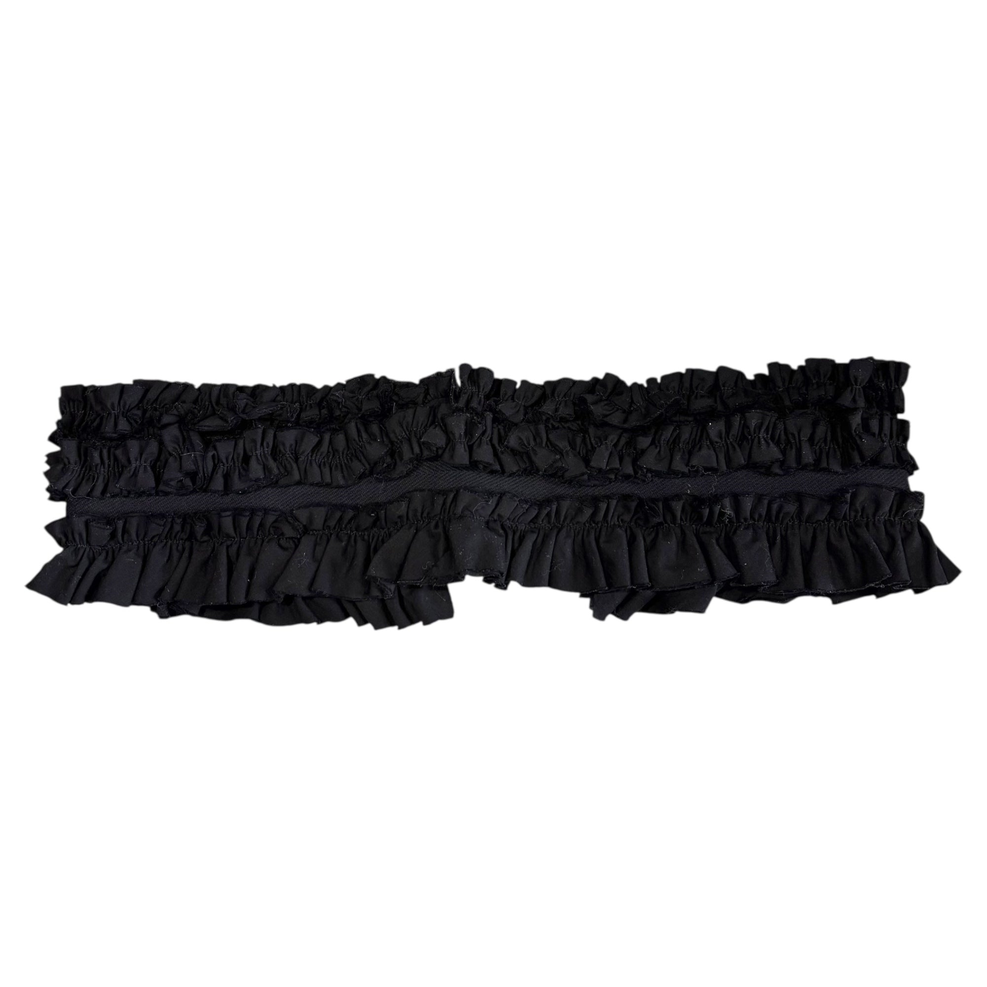 tricot COMME des GARCONS(トリココムデギャルソン) Vintage Frill Belt ヴィンテージ フリル ベルト ブラック