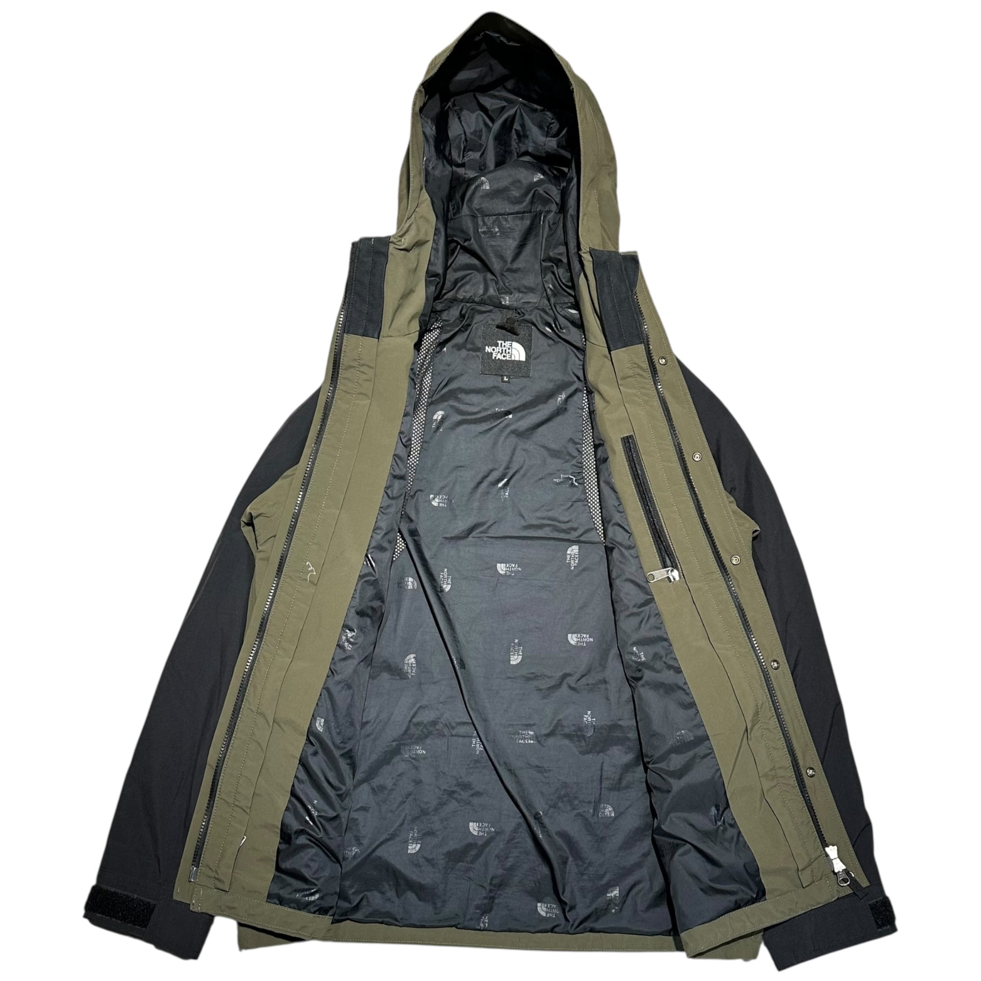 THE NORTH FACE(ノースフェイス) MOUNTAIN LIGHT JACKET マウンテン ライト ジャケット マウンテンパーカー NP62236 L カーキ×ブラック