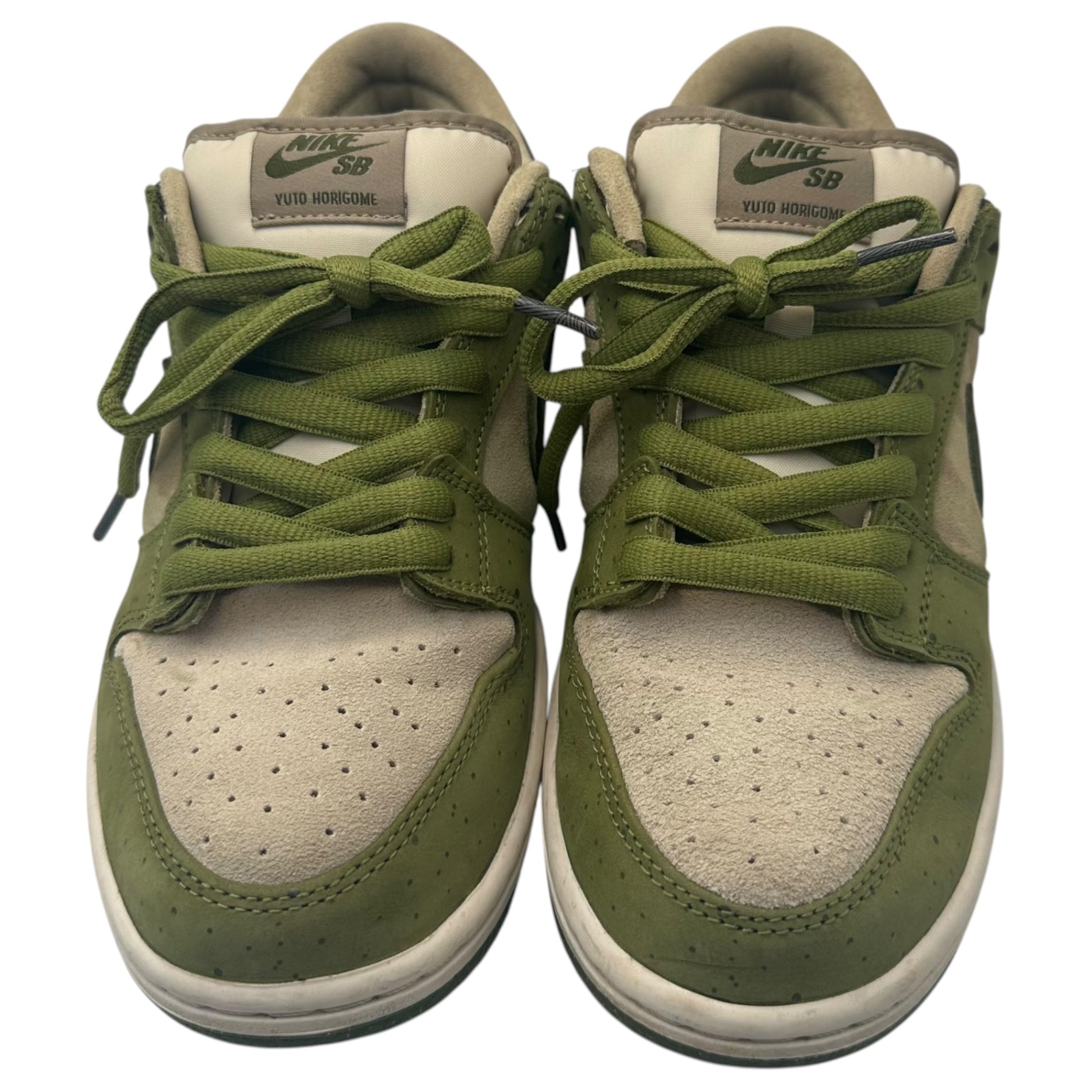 NIKE×堀米雄斗(ナイキ×ホリゴメユウト) SB Dunk Low "Matcha" ダンク ロー 抹茶 HF8022-300 26cm モスグリーン×ベージュ スニーカー