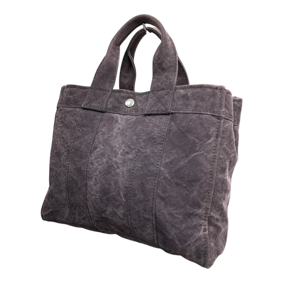 tricot COMME des GARCONS(トリココムデギャルソン) 2000’s Washed Canvas Tote Bag ウォッシュ加工 キャンバス トート バッグ TK-K203 ダークパープル