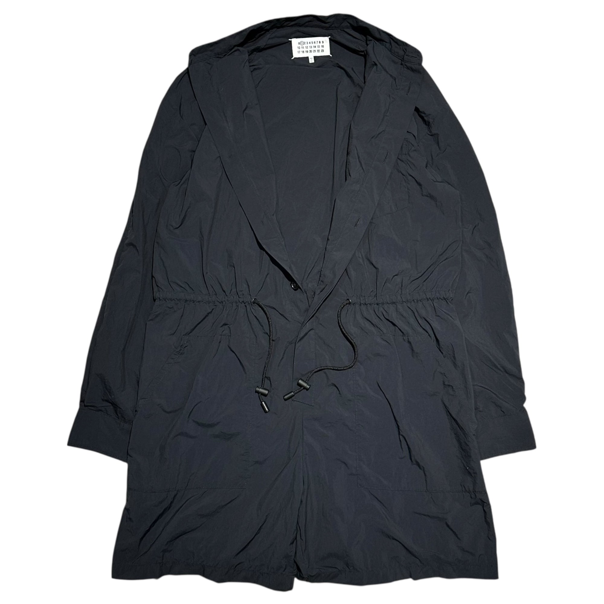 MAISON MARGIELA(メゾンマルジェラ) 20SS Skinblouson Recycled Fabric Jumpsuit スキンブルゾン リサイクル ファブリック ジャンプスーツ オールインワン S51FP0081 42(L相当) ブラック ①ライン