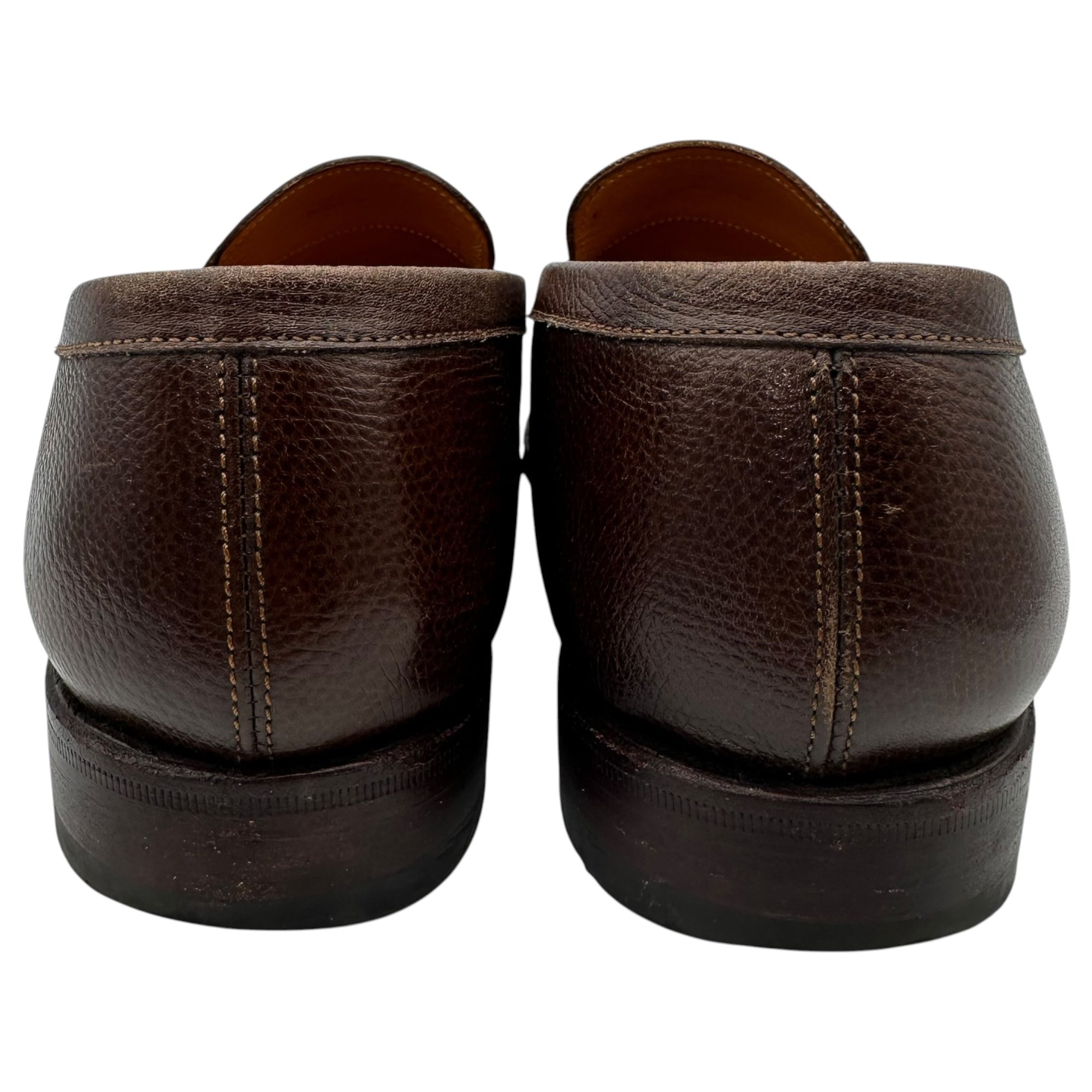 Jalan Sriwijaya(ジャランスリワヤ) Coin loafer - Grain Leatherコインローファー グレイン レザー 98589 41(26.5cm) ブラウン 革靴