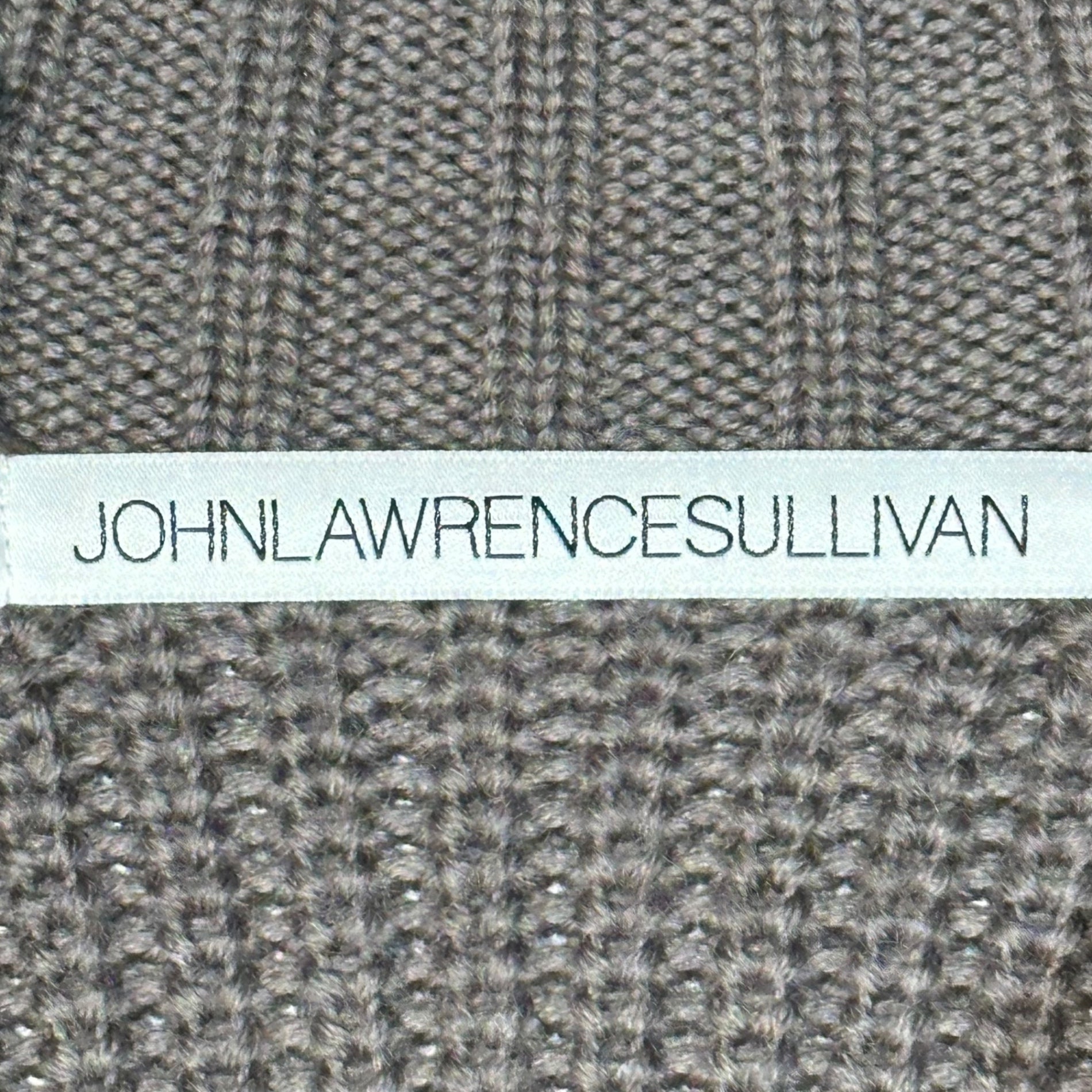JOHN LAWRENCE SULLIVAN(ジョンローレンスサリバン) 20AW ZIPPED KNIT SWEATER ジップ ニット 4A001-0121-26 S グレージュ