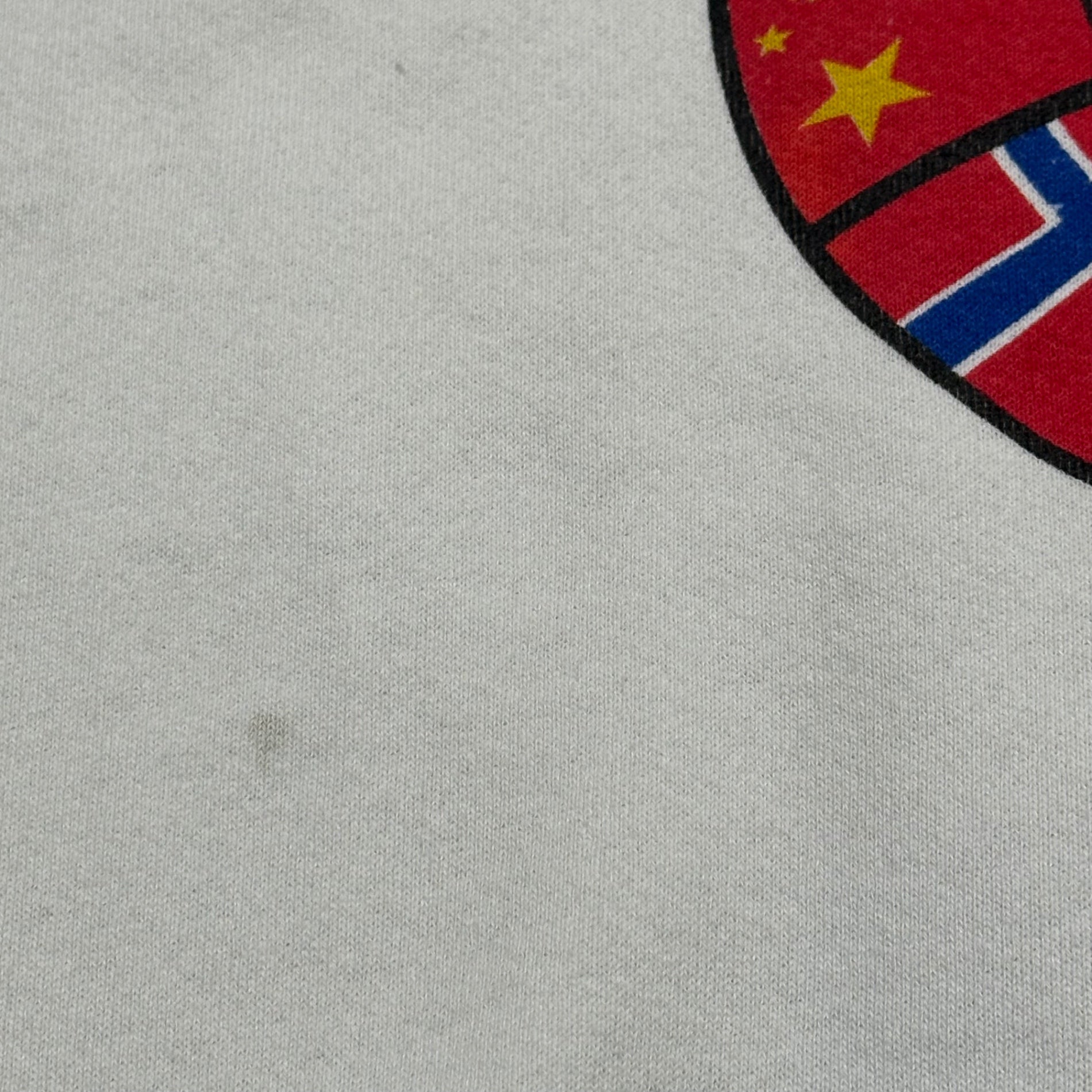 Disney(ディズニー) 1980's USA made Epcot Center Mickey Sweatshirt ミッキー スウェット XL ホワイト 80年代 ヴィンテージ