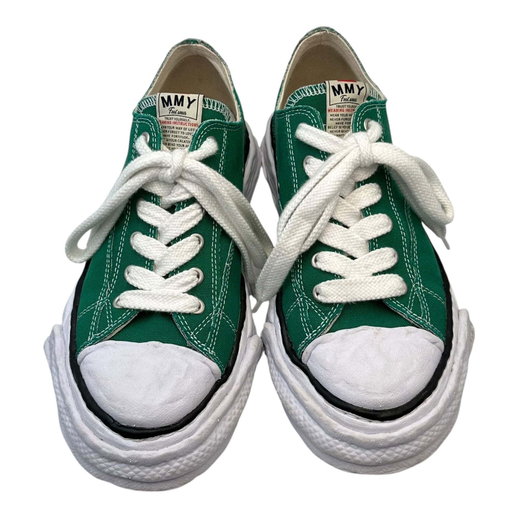 Maison MIHARA YASUHIRO(メゾンミハラヤスヒロ) PETERSON 23 Original Sole Canvas Low-Top Sneaker ピーターソン ローカット スニーカー A11FW702 44(28.0cm程度) グリーン