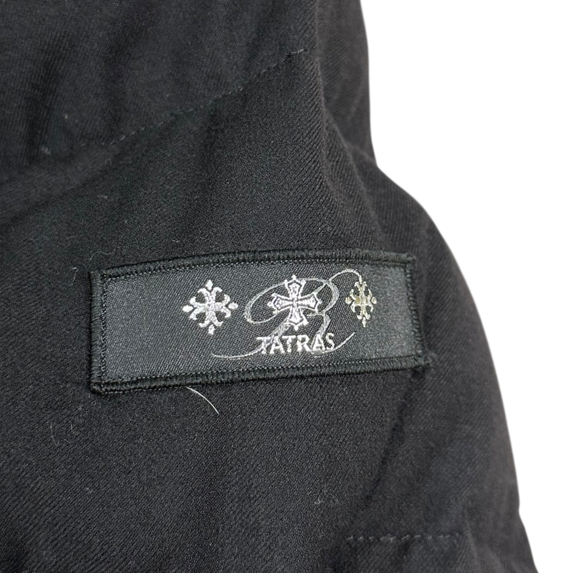 TATRAS(タトラス) 21AW R Line DOMIZIANO Wool Silk Hooded Down Jacket Rライン ドミッツィアーノ ウール シルク フーデッド ダウン ジャケット MTAT21A4289-D 03(L程度) ブラック