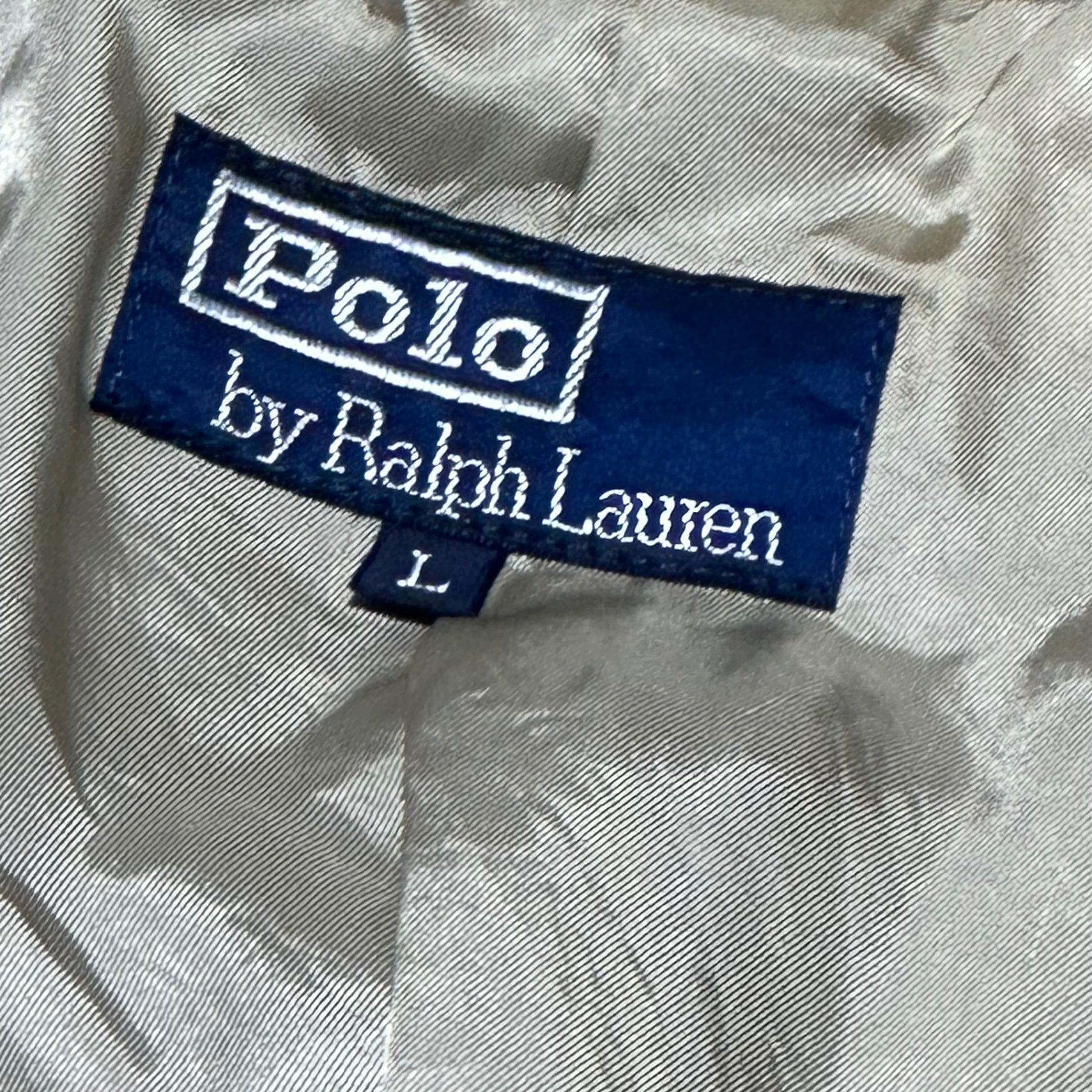 POLO RALPH LAUREN(ポロラルフローレン) Casual Tailored Jacket カジュアル テーラード ジャケット JK-RLGM-0103 L ベージュ