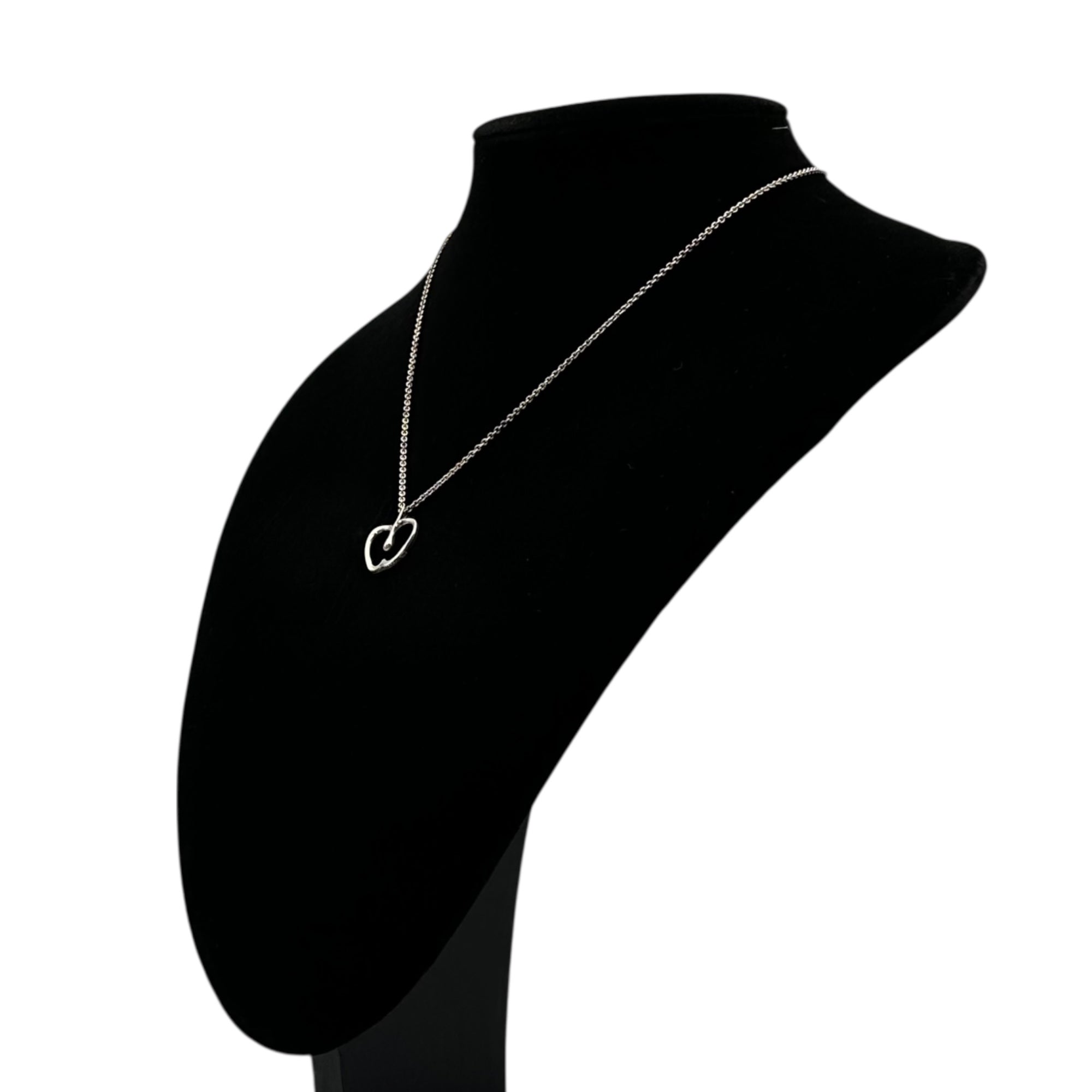 TIFFANY & CO.(ティファニー) Apple Frame Top Necklace アップル フレーム トップ ネックレス シルバー