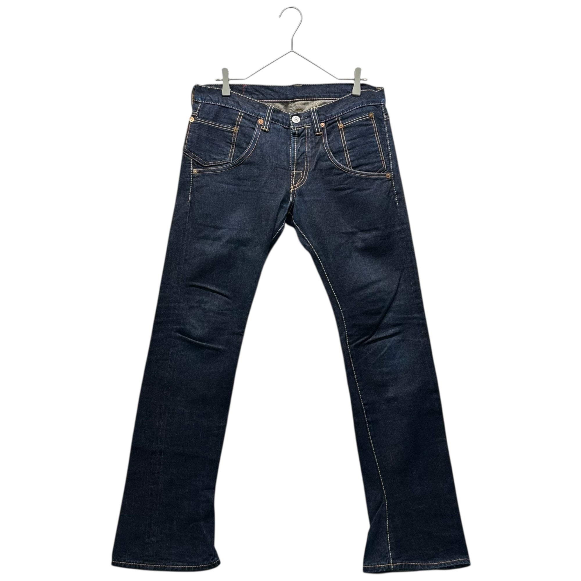 Levi's RED(リーバイスレッド) 00's Skinny Shoe Cut スキニー シューズ カット デニム パンツ 2917 W32 L32 インディゴ フレア