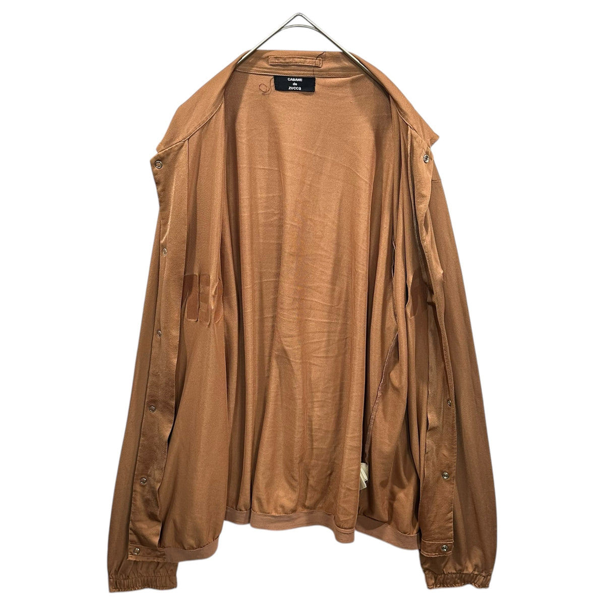 CABANE de zucca(カバンドズッカ) 2002SS ”CENTRO”  Snap button shirt スナップボタン シャツ CZ22-JC520 M ブラウン 00's