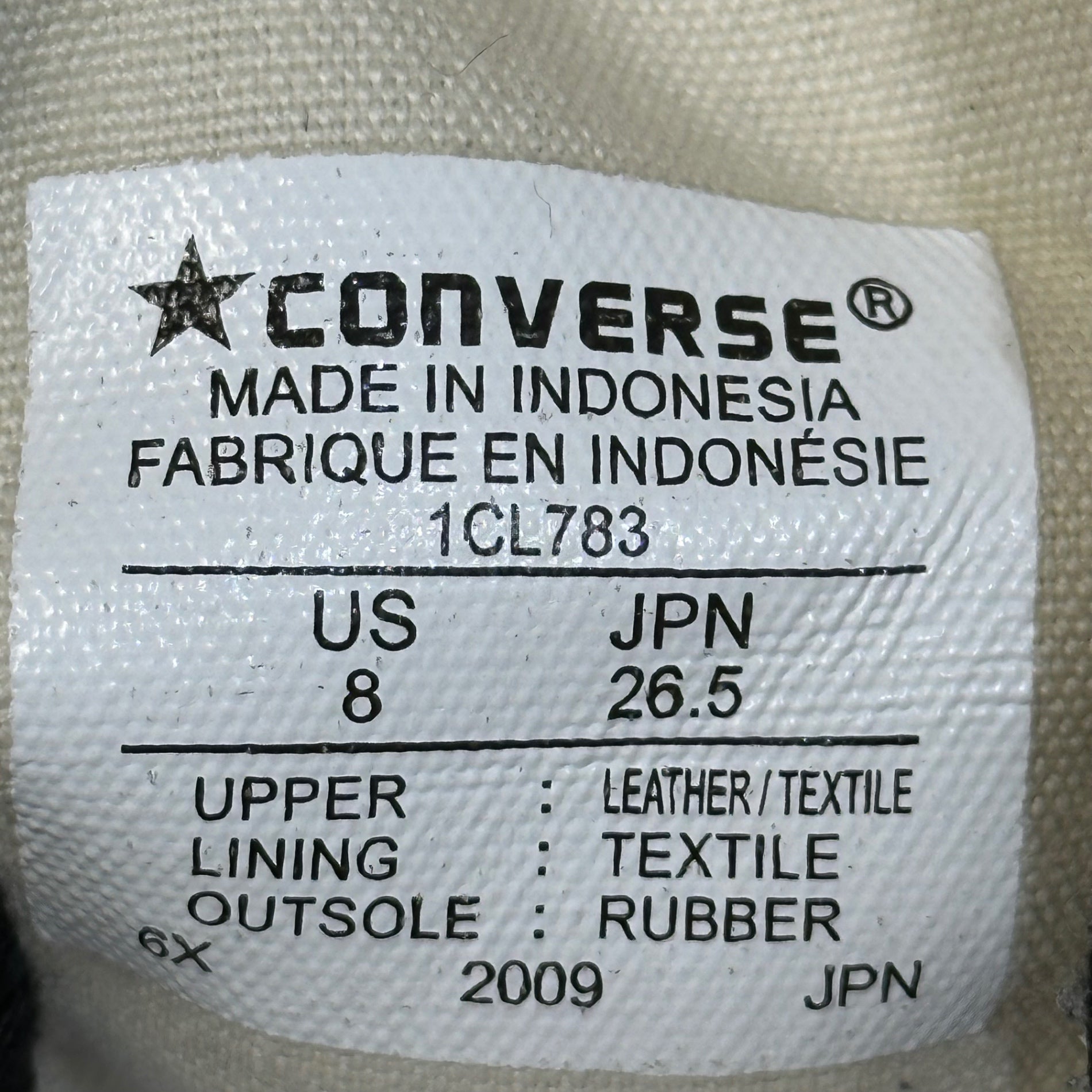 CONVERSE ADDICT×N.HOOLYWOOD(コンバースアディクト×エヌハリウッド ) Chuck Tylor Hi チャックテーラー ハイ 1CL783 26.5cm ブラック ハイカット スニーカー