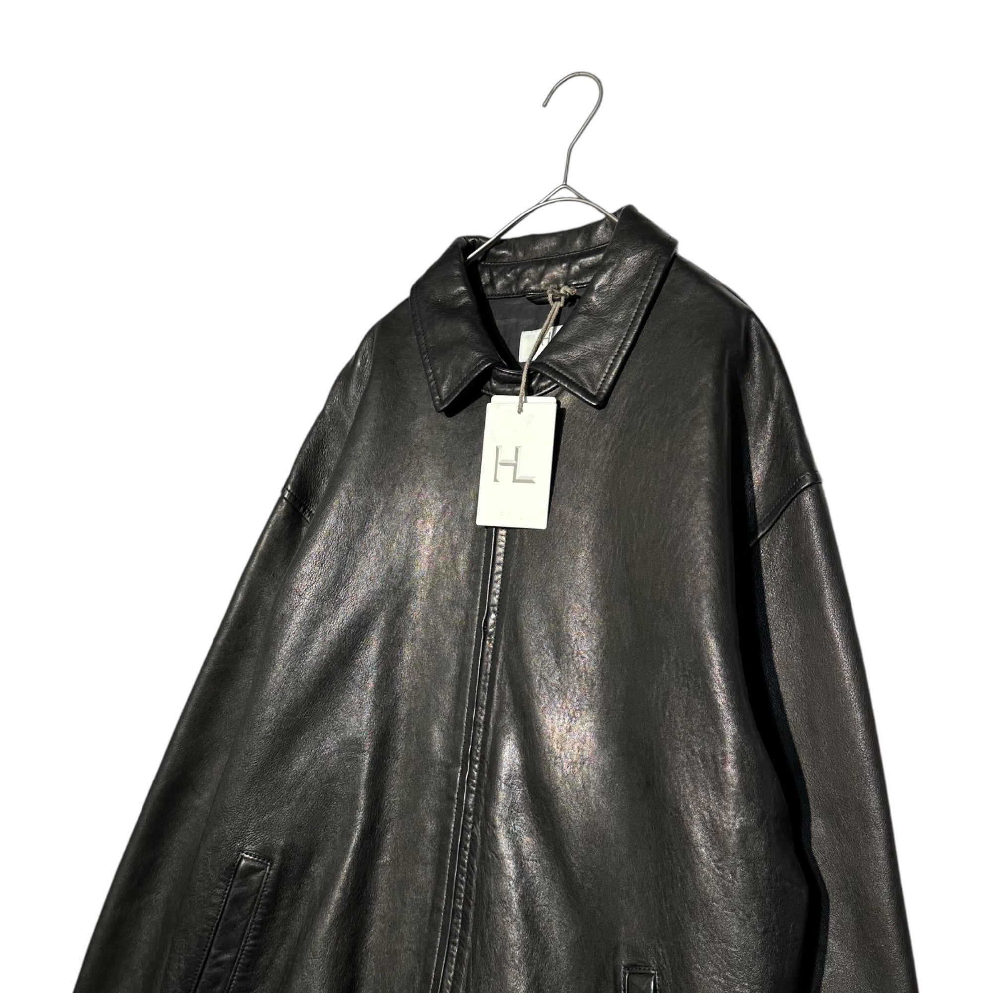 HERILL(ヘリル) 23AW Lambleather Jacket ラム レザー ジャケット 23-011-HL-8020-3 1 ブラック 参考定価143,000円