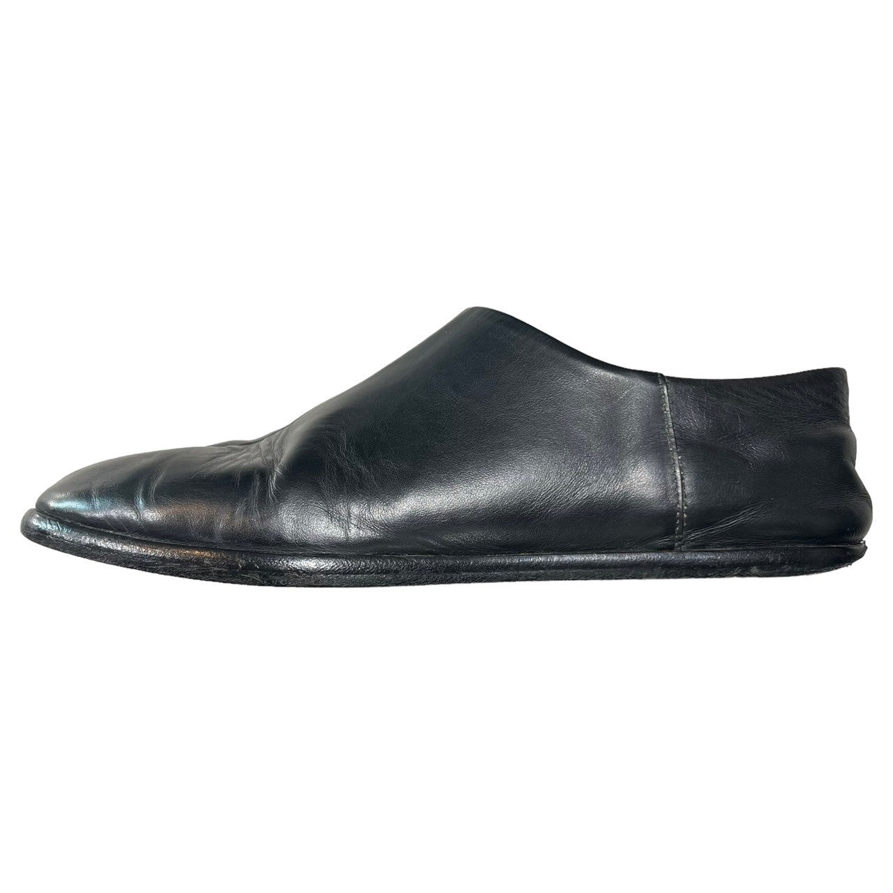 MAISON MARGIELA(メゾンマルジェラ) Tabi Babouche 足袋 バブーシュ 41(26~26.5cm程度) ブラック smooth leather レザー スリッポン