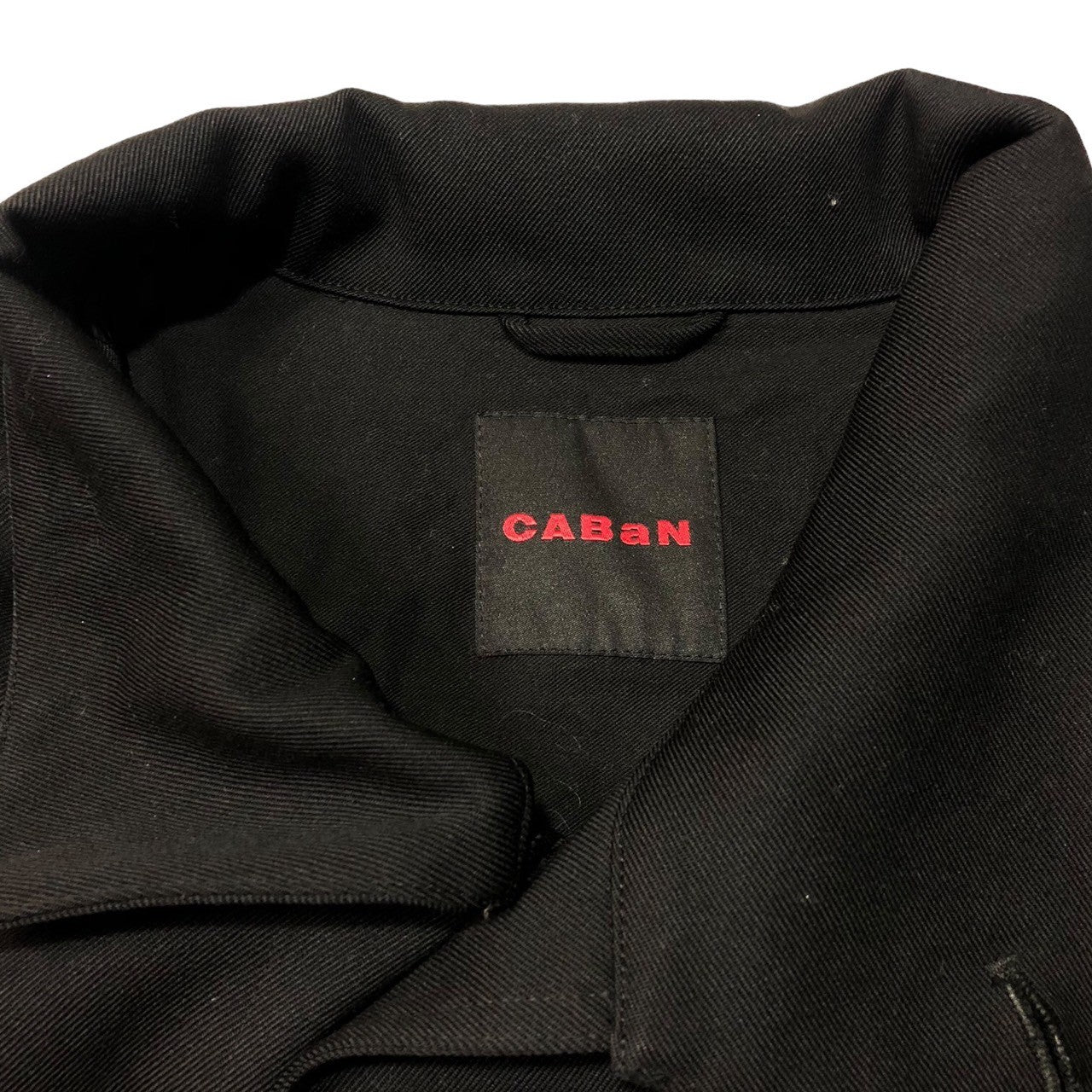 CABaN(キャバン) 23AW Wool gabardine stand collar coat ウール