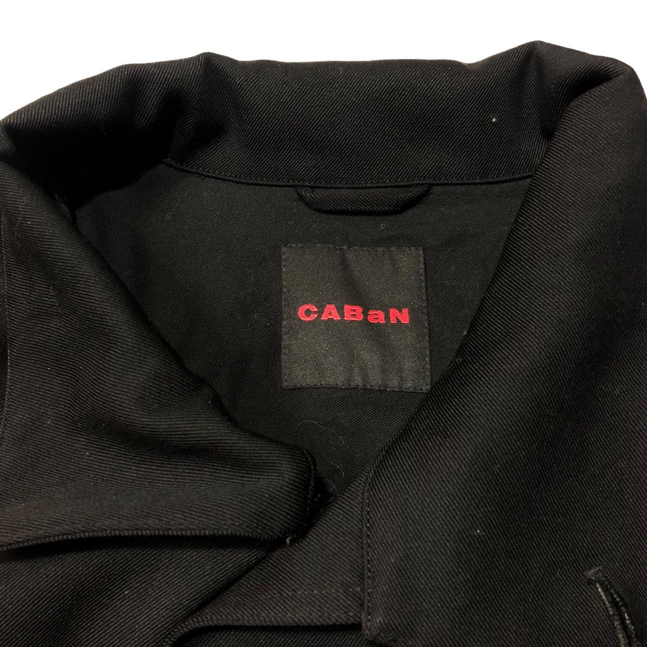 CABaN(キャバン) 23AW Wool gabardine stand collar coat ウールギャバジン スタンドカラー コート 59-09-94-09001 M ブラック 完売品 参考定価97,900円(税込)