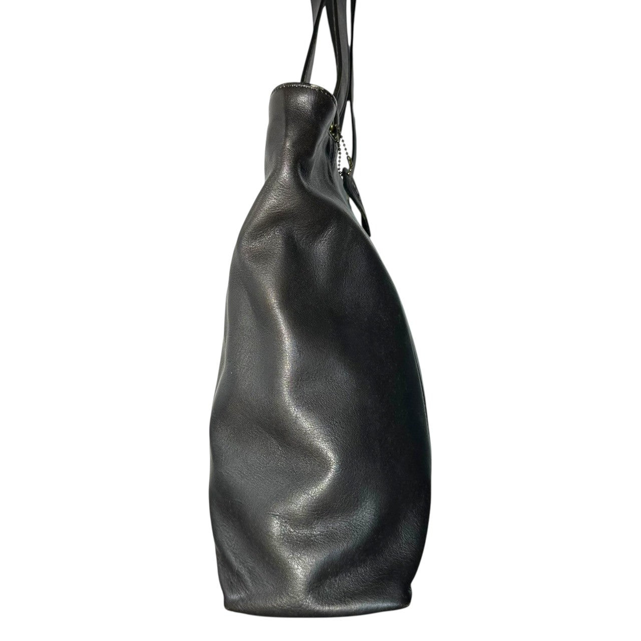 COACH オールドコーチ　ブラック　レザートートバッグ OLD COACH オールド コーチ 黒 レザー トート バッグ - Chago