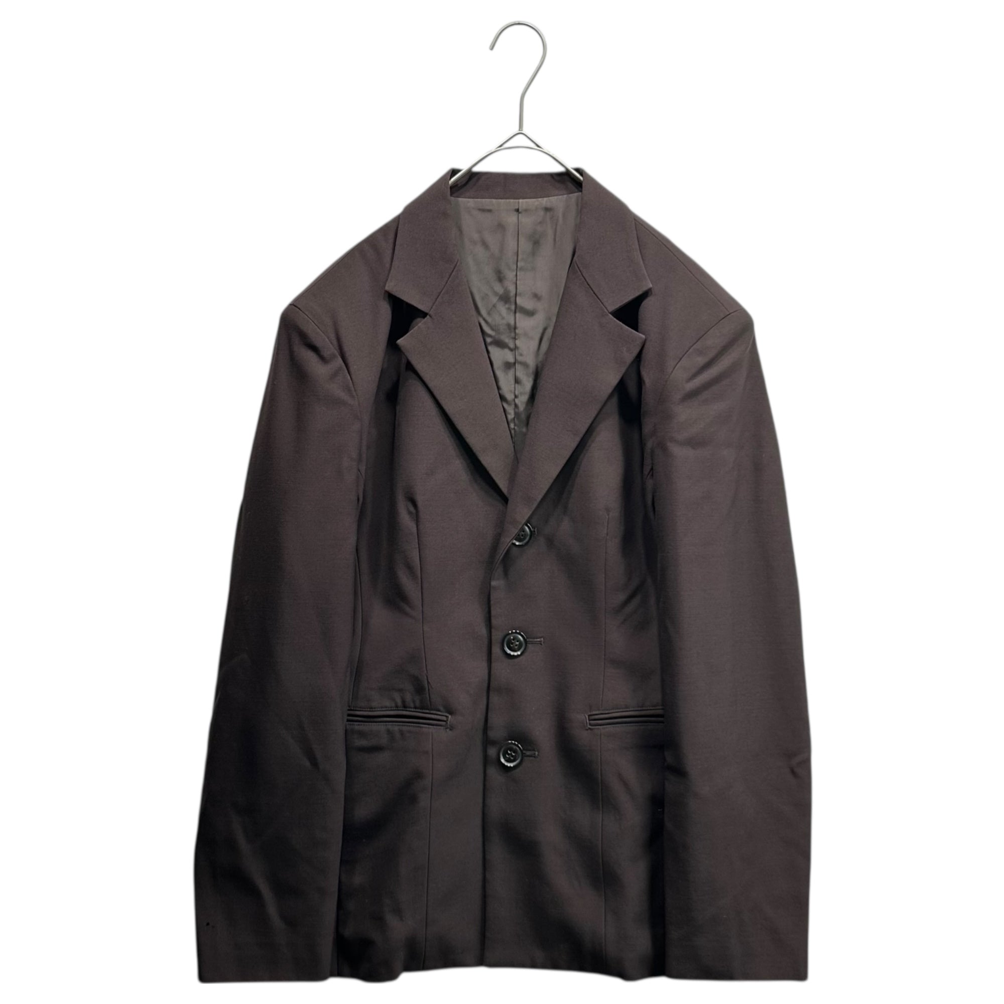 Y's(ワイズ) Old Wool 3B Jacket オールド ウール 3ボタン ジャケット YF-J33-114 FREE ブラウン