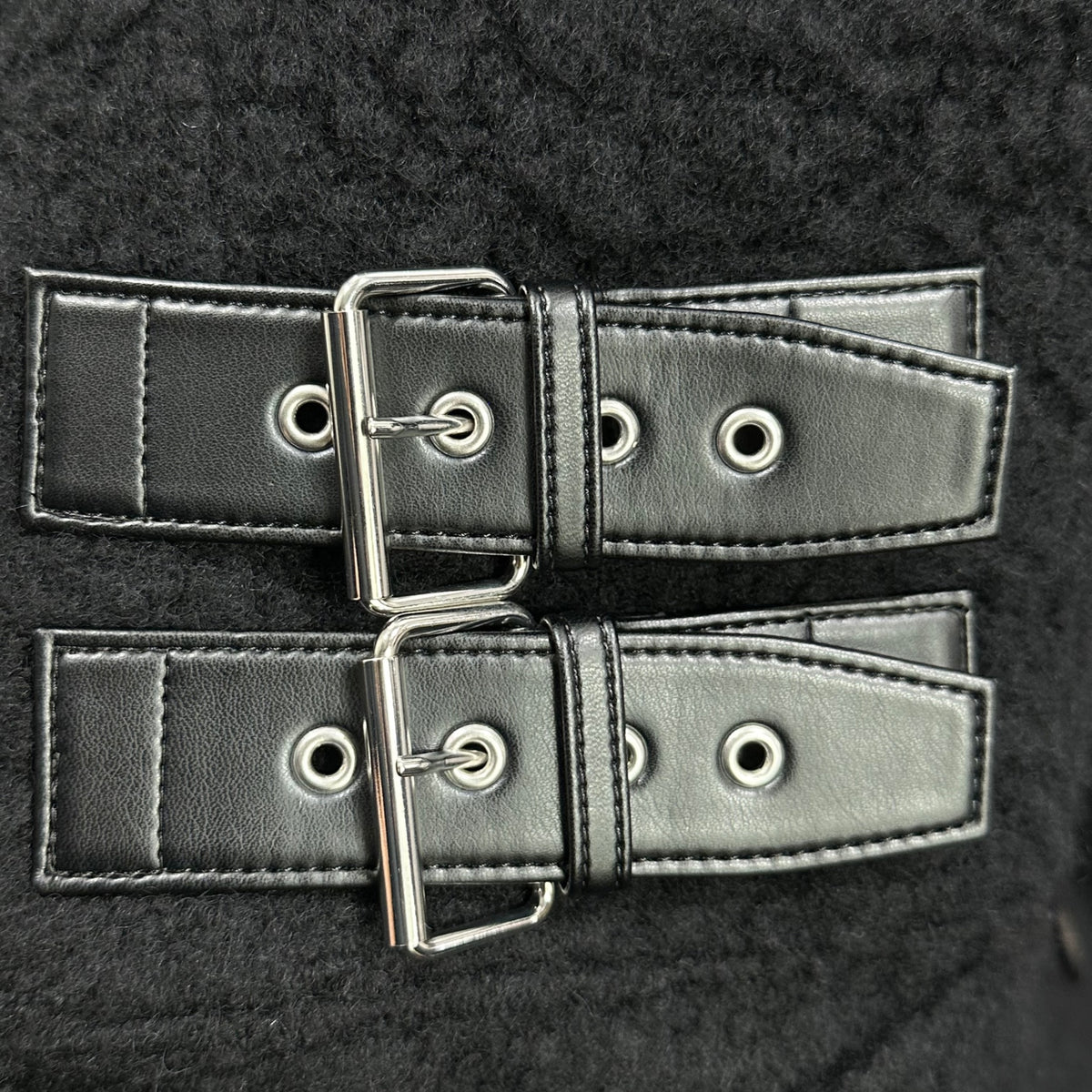PAUL SMITH(ポールスミス) 2019AW Side-Belt Boa Chester Coat サイド ベルト ボア チェスター コート PF-IS-71439 L ブラック×ブルー 648T