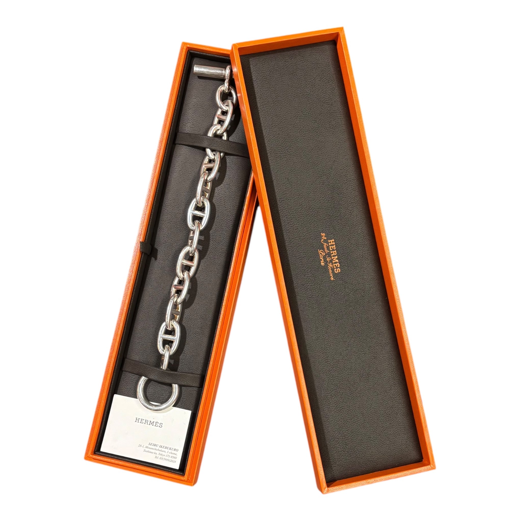 HERMES(エルメス) Chaine d’Ancre TGM 11LINK シェーヌダンクル TGM 11 シルバー シルバー925 ブレスレット