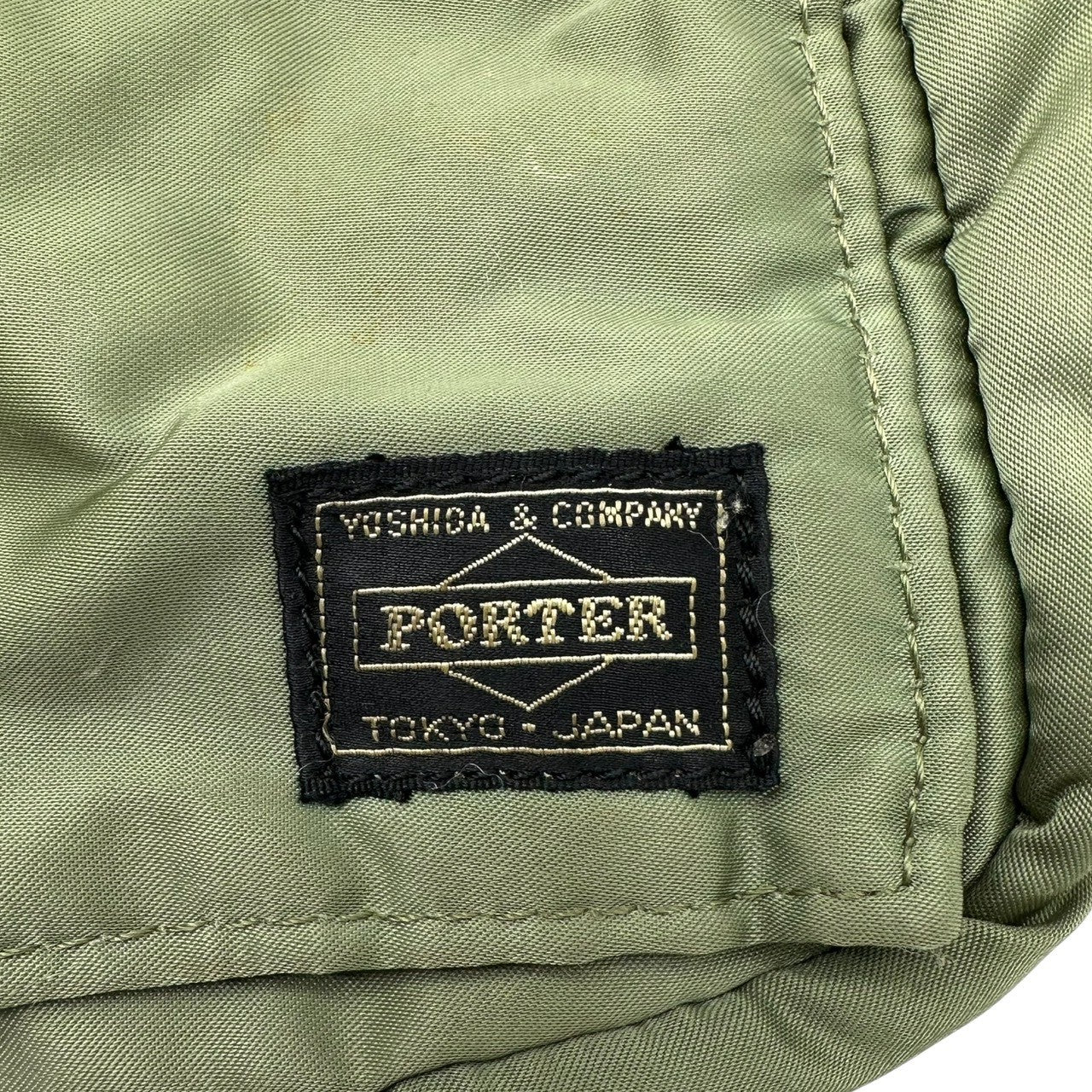 PORTER(ポーター) TANKER WAIST BAG タンカー ウエスト バッグ グリーン コブラバックル 初期 ショルダー 斜め掛け ナイロン
