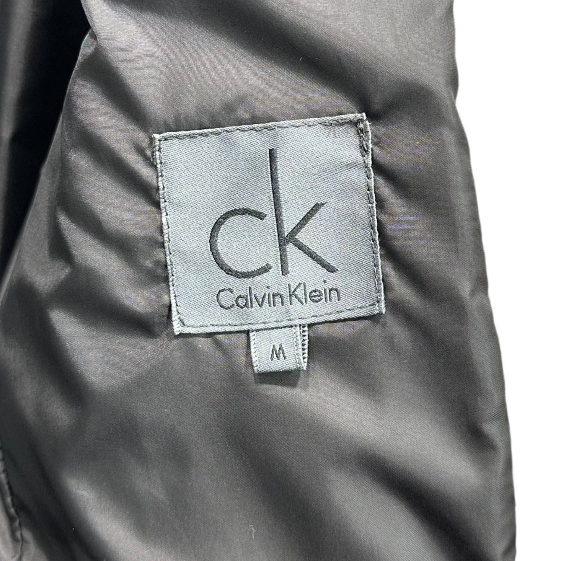 ck Calvin Klein(シーケーカルバンクライン) Tweed Hooded Down Jacket ツイード フーデッド ダウン ジャケット 381-5.CCC.CB.NW.0600 M グレー