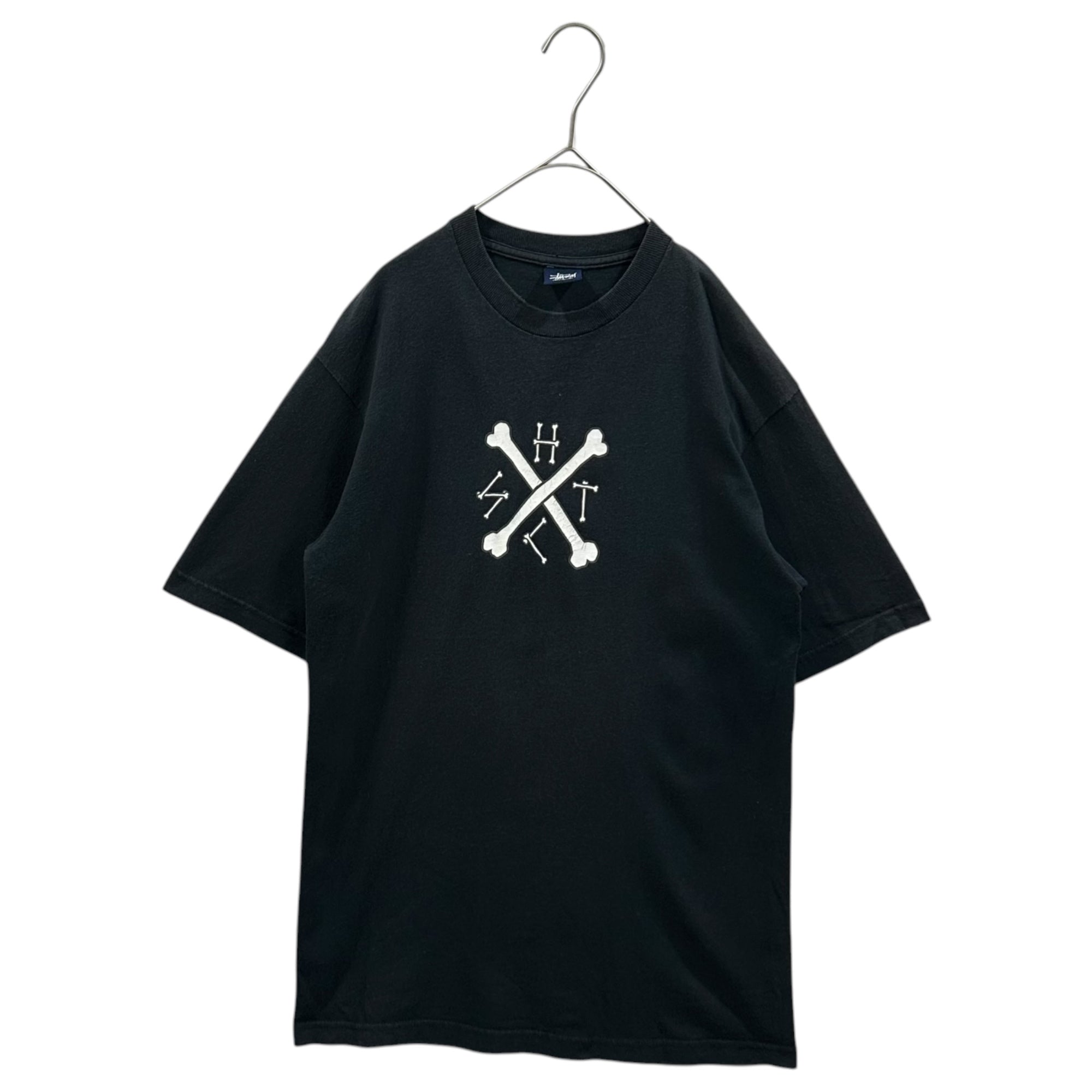 STUSSY(ステューシー) 2000’s Cross Bone T-shirt クロス ボーン Tシャツ M ブラック OLD オールド