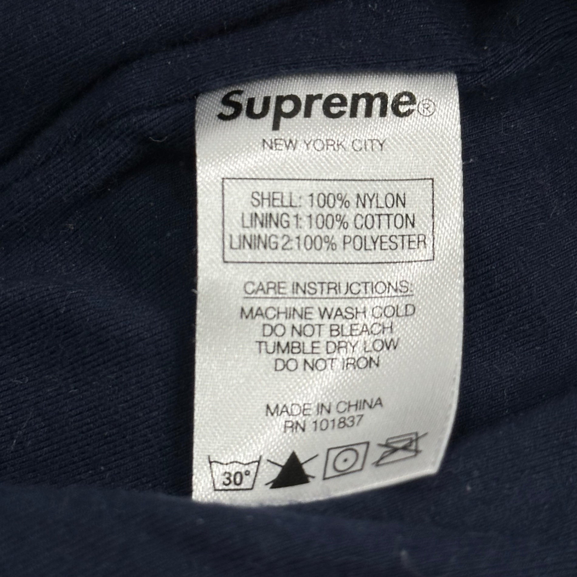SUPREME(シュプリーム) 20AW Side Logo Track Pant サイド ロゴ トラック パンツ M ネイビー 20FW