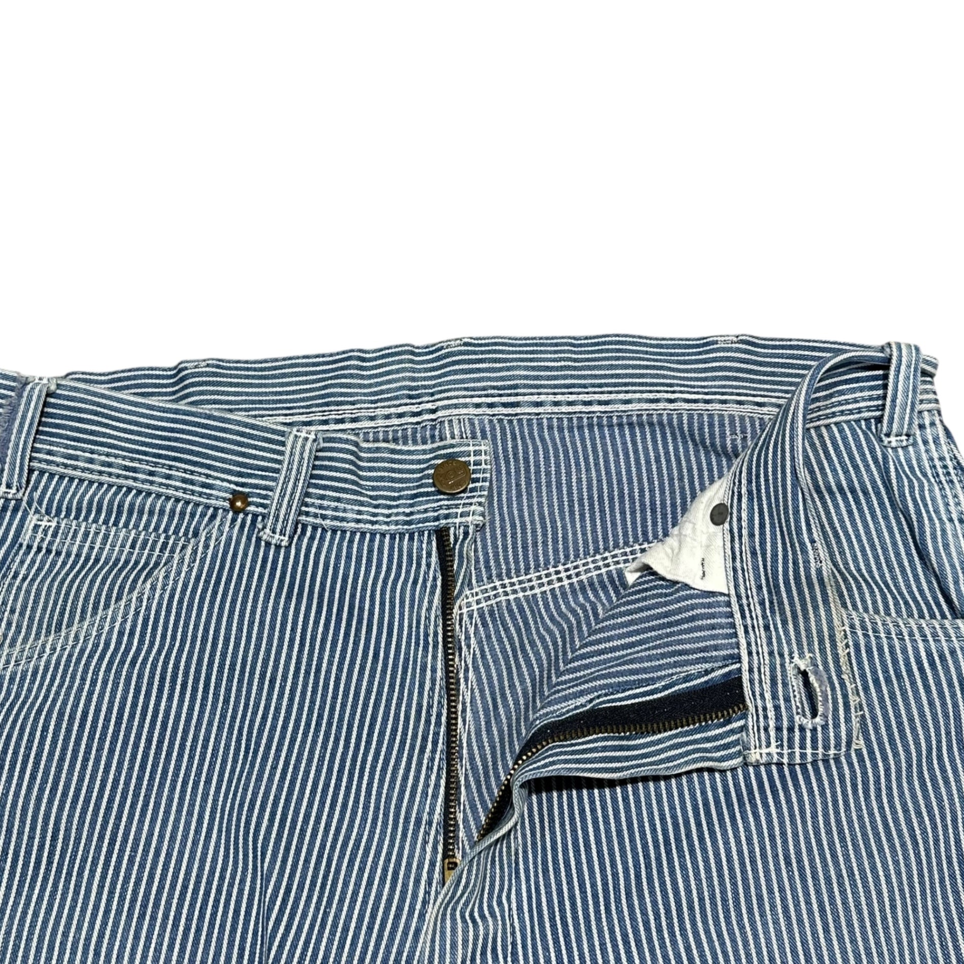 KEY(キー) 70's Hickory Painter Pants 70年代 ヒッコリー ペインター パンツ 記載消 インディゴ TALON42ジップ