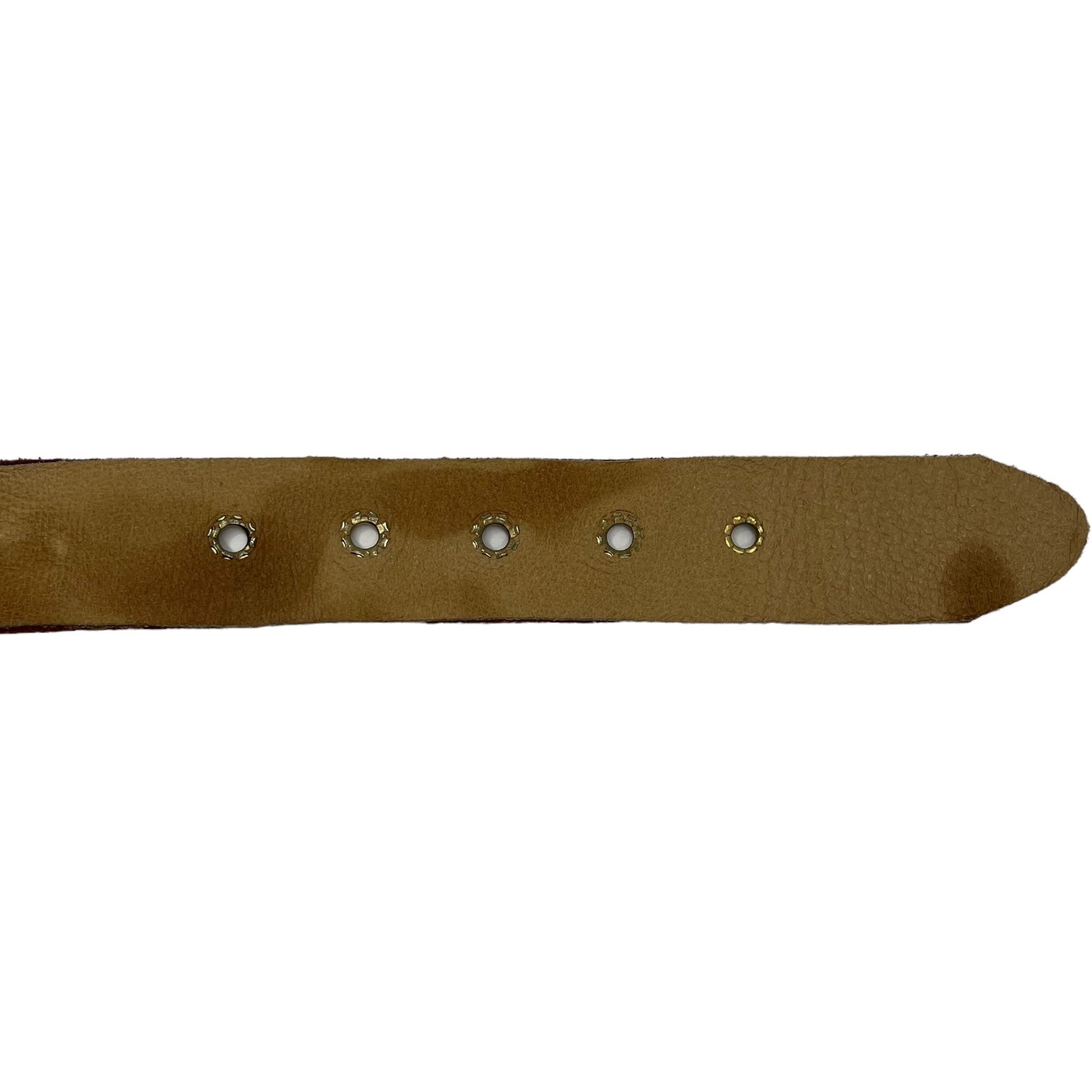 WENDY'S(ウェンディーズ) scale studded belt 鱗スタッズ ベルト レッド