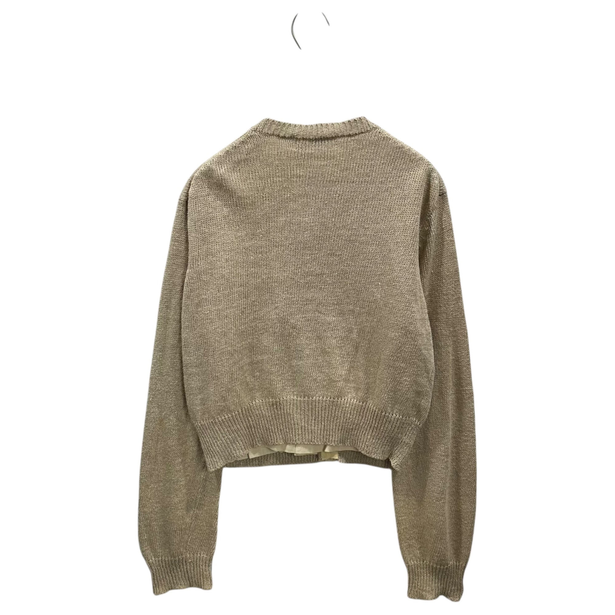 robe de chambre COMME des GARCONS(ローブドシャンブルコムデギャルソン) 1997SS Short-Length Linen Cardigan ショートレングス リネン カーディガン RN-100220 FREE アイボリー A1996