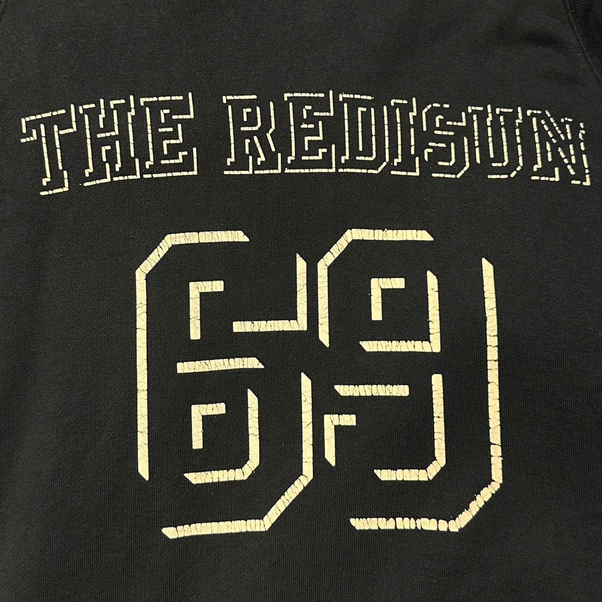 NUMBER (N)INE(ナンバーナイン) 2000AW "REDISUN" Dynalive 69 Hoodie ダイナライブ プルオーバー パーカー 4 ブラック 00's 裏サーマル ダブルフェイス アーカイブ