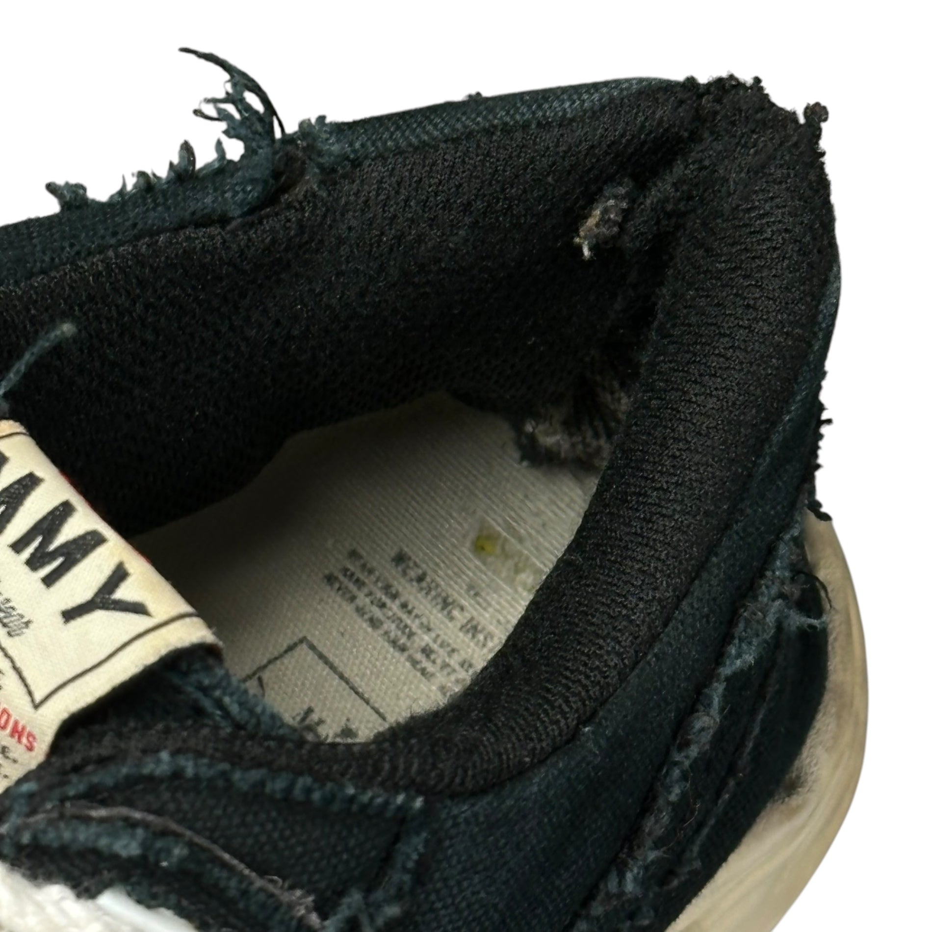 Maison MIHARA YASUHIRO(メゾンミハラヤスヒロ) "PARKER" original sole canvas Low-Top sneaker パーカー ローカット スニーカー A08FW704 44(約28cm) ブラック