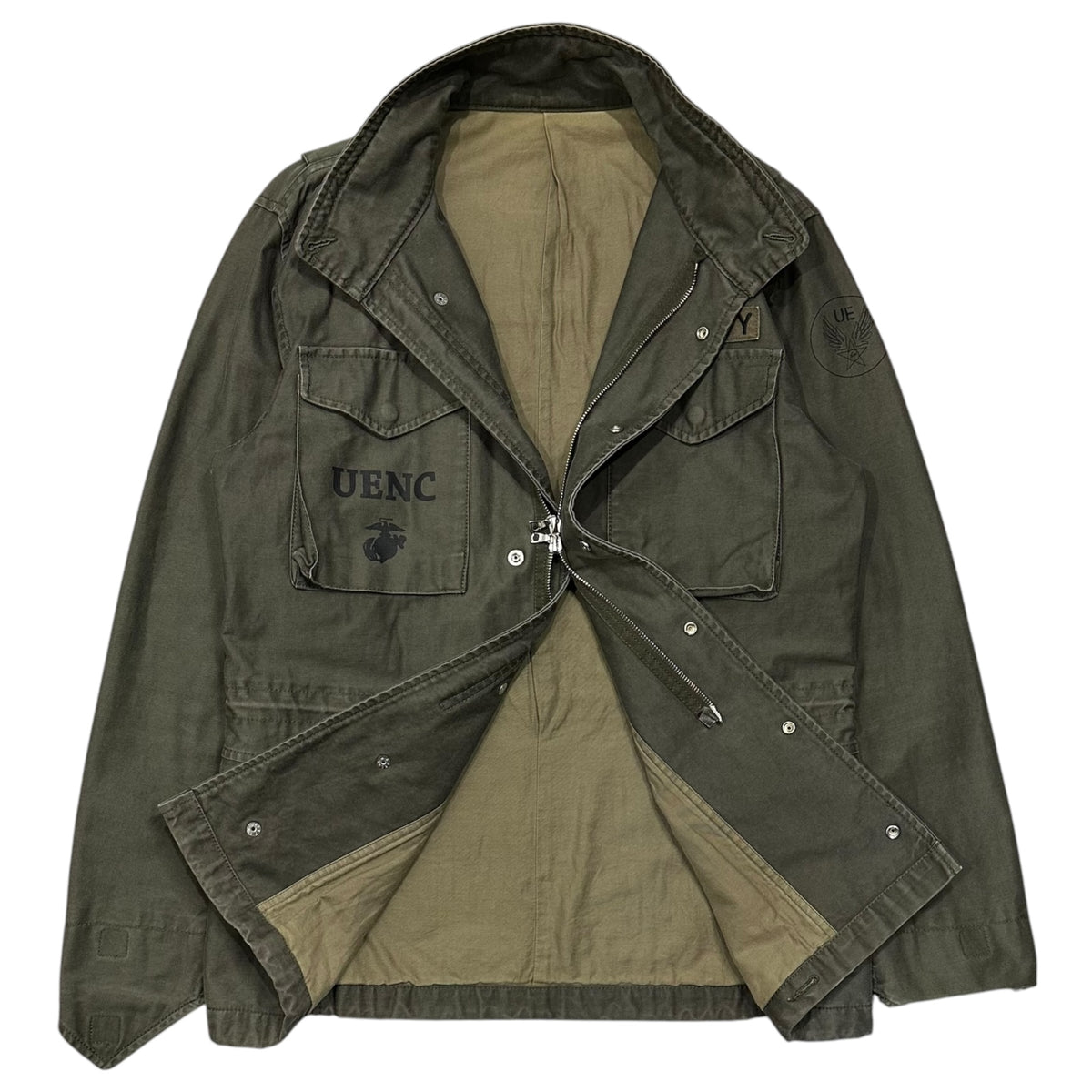uniform experiment(ユニフォームエクスペリメント) 2010SS US Navy Homage Jacket 軍 オマージュ ジャケット UE-101032 M セージグリーン ミリタリー