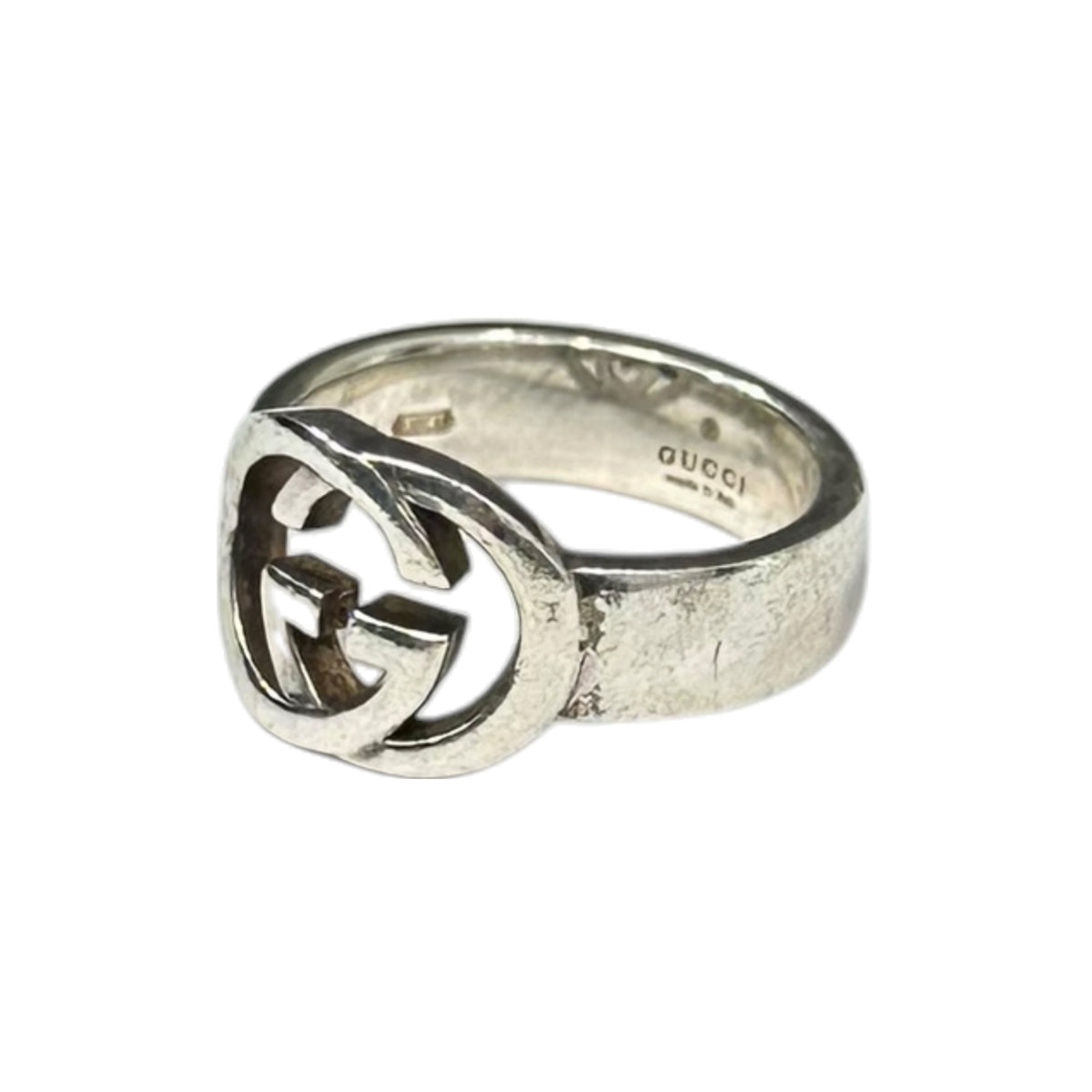 GUCCI(グッチ) Ag925 Interlocking G silver ring インターロッキングG シルバー リング 11(約10号) シルバー