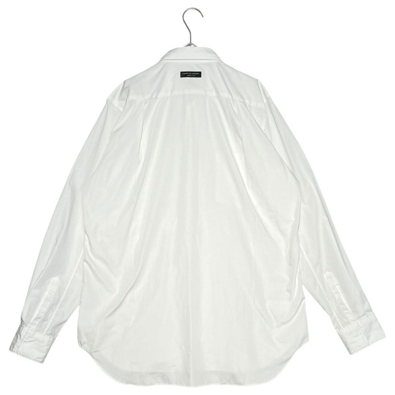 COMME des GARCONS HOMME PLUS(コムデギャルソンオムプリュス) Ruffle inside-out long sleeve shirt 裏フリル インサイドアウト 長袖シャツ FREE ホワイト